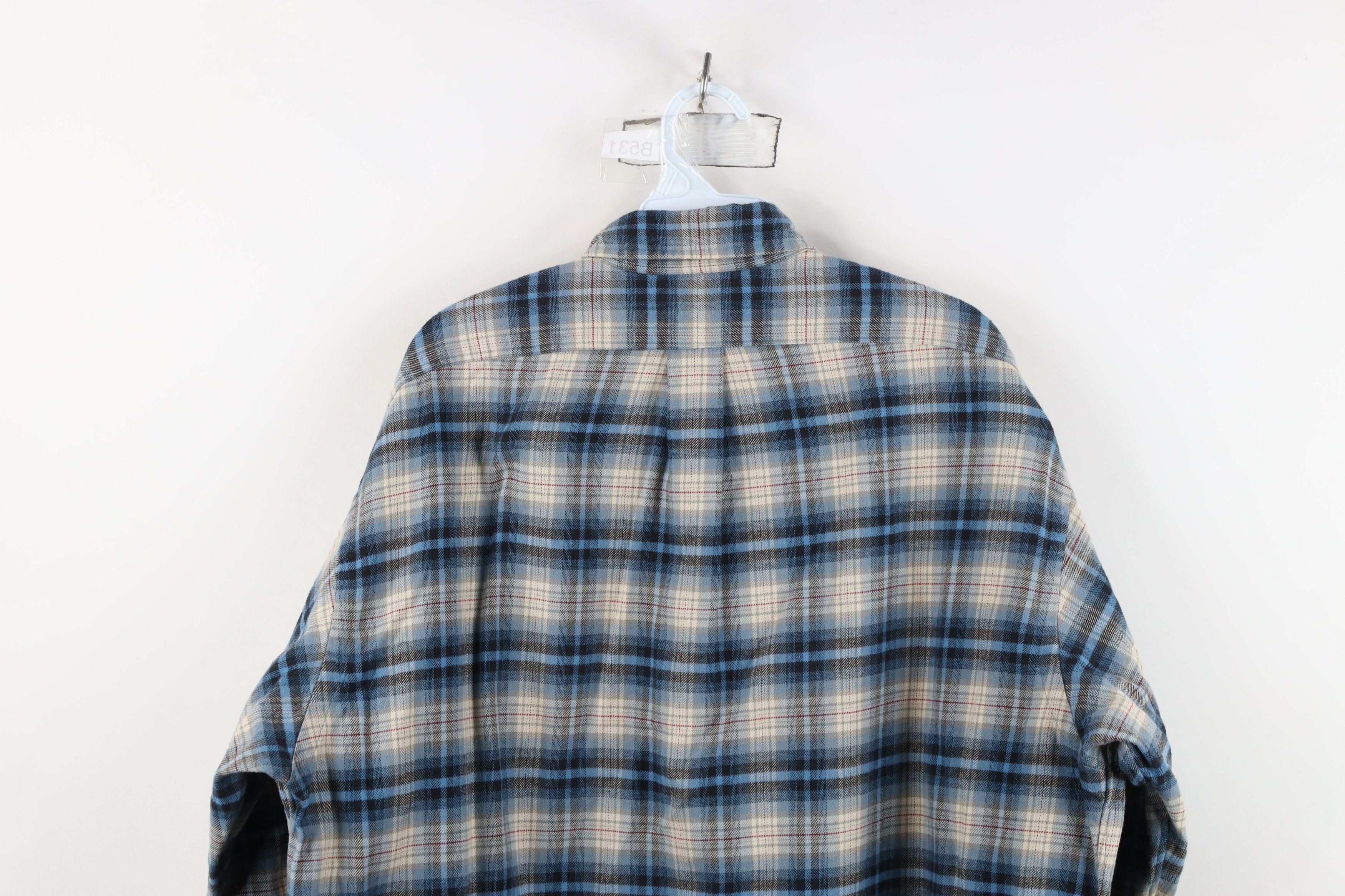 Polo Ralph Lauren Vintage 90s Ralph Lauren Flannel Button Down Shirt Size US L / EU 52-54 / 3 - 10 Thumbnail