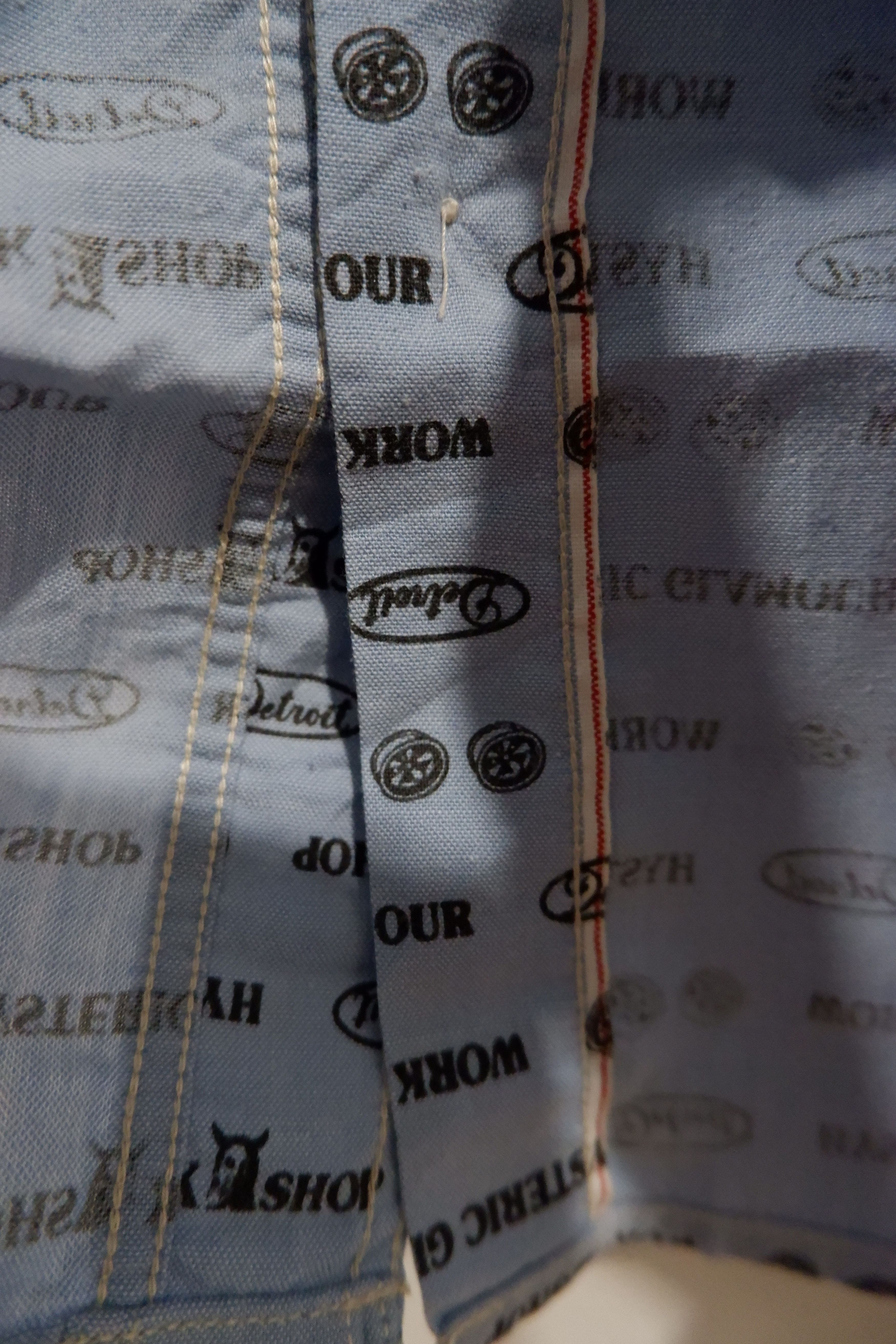 Hysteric Glamour Hysteric Glamour Workshop Detroit Printed Chambray Shirt Size US M / EU 48-50 / 2 - 5 Thumbnail