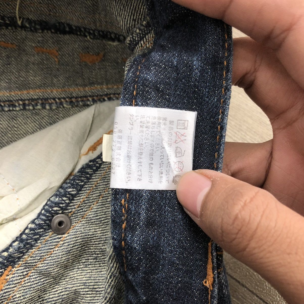If Six Was Nine 2000s Nylaus Jeans Double Waist Multi Pocket Faded Lgb Style Size US 30 / EU 46 - 11 Thumbnail