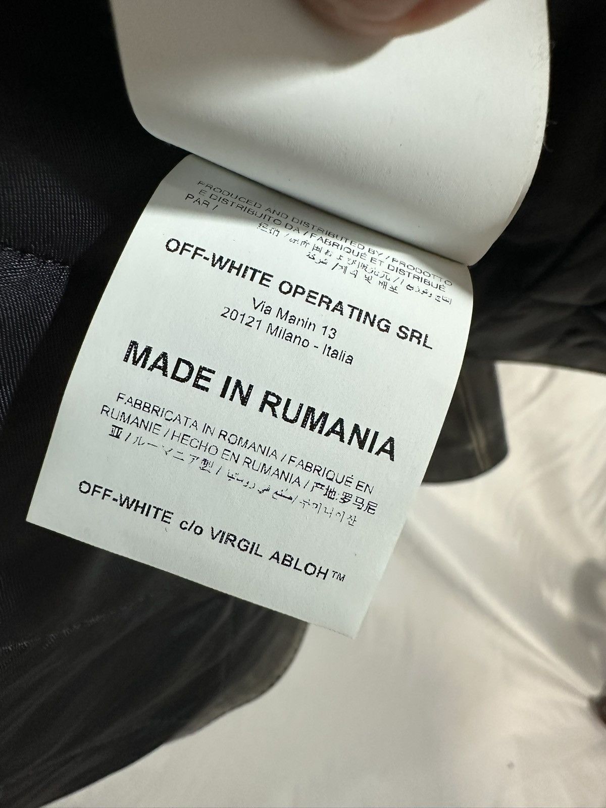 Off-White Off White Leather Jacket Size US M / EU 48-50 / 2 - 21 Thumbnail