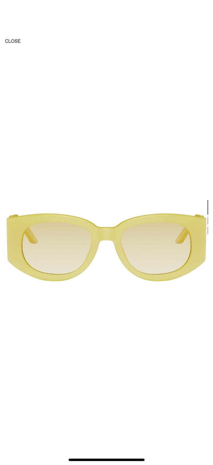 Casablanca Casablanca Yellow Memphis Sunglasses Size ONE SIZE - 1 Thumbnail