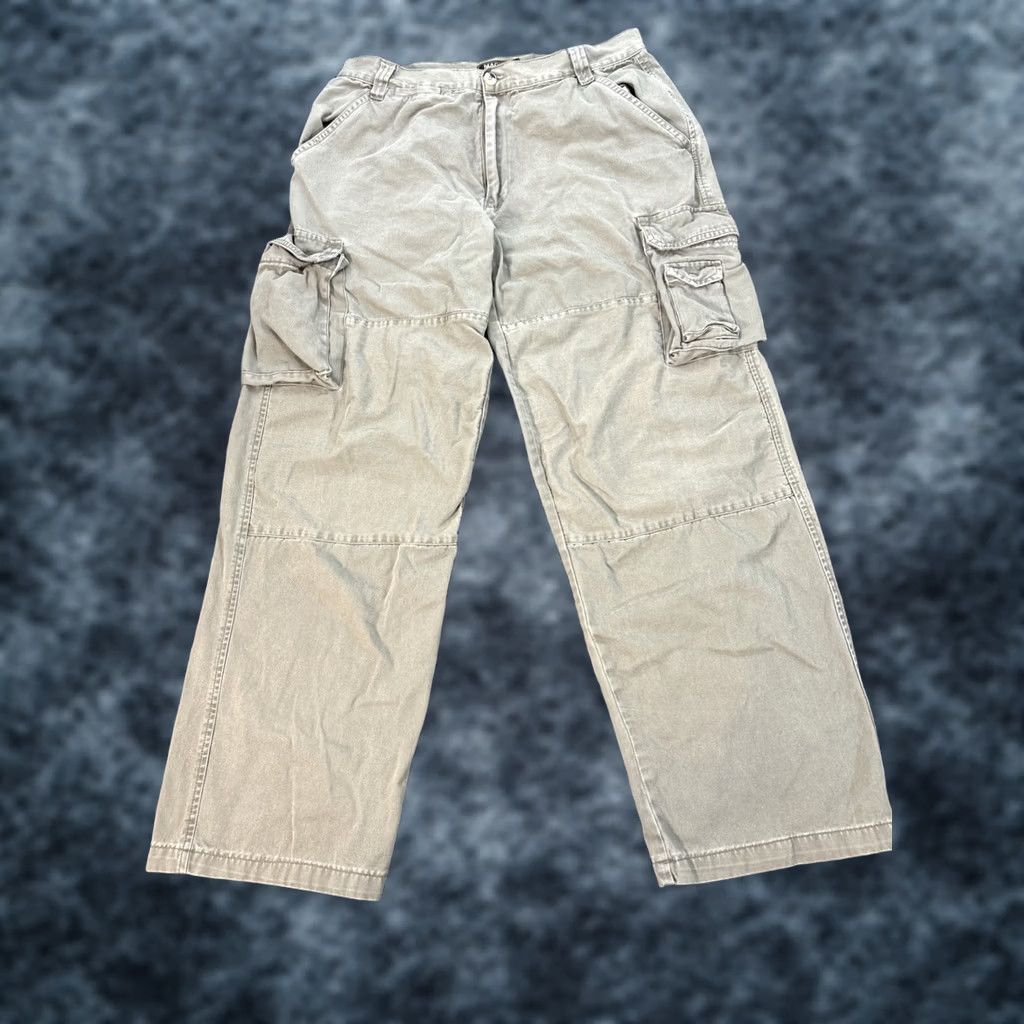 Toy Machine VINTAGE Machine Cargo Pants Mens 34x30 Army Green Wide-Leg Baggy 90s Mens Size US 34 / EU 50 - 1 Thumbnail