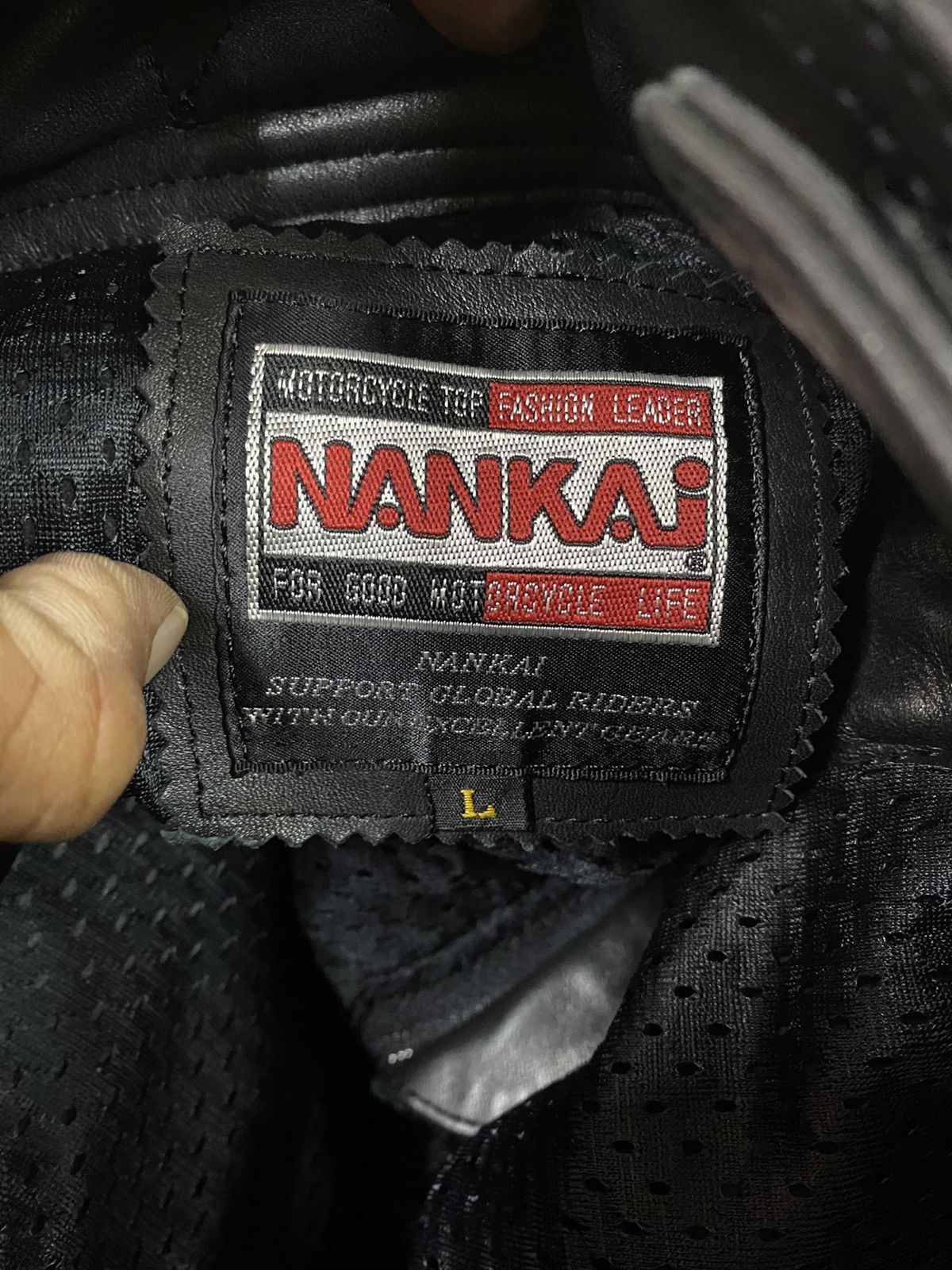 Leather Vintage Nankai Japan Racing Leather Pants Size US 30 / EU 46 - 10 Thumbnail