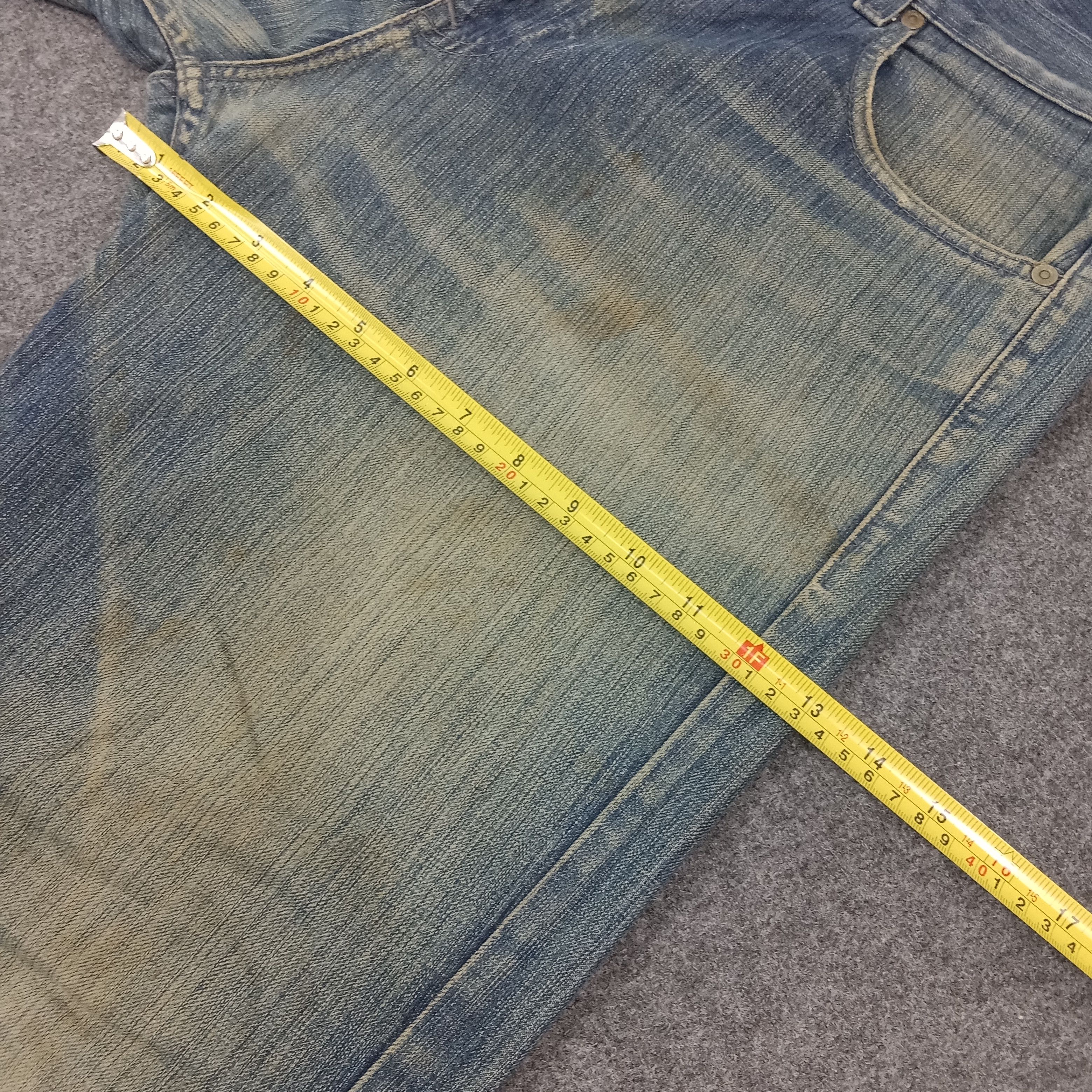 Stussy Stussy Authentic American Custom Logo Denim Jeans C265N5 Size US 34 / EU 50 - 12 Thumbnail