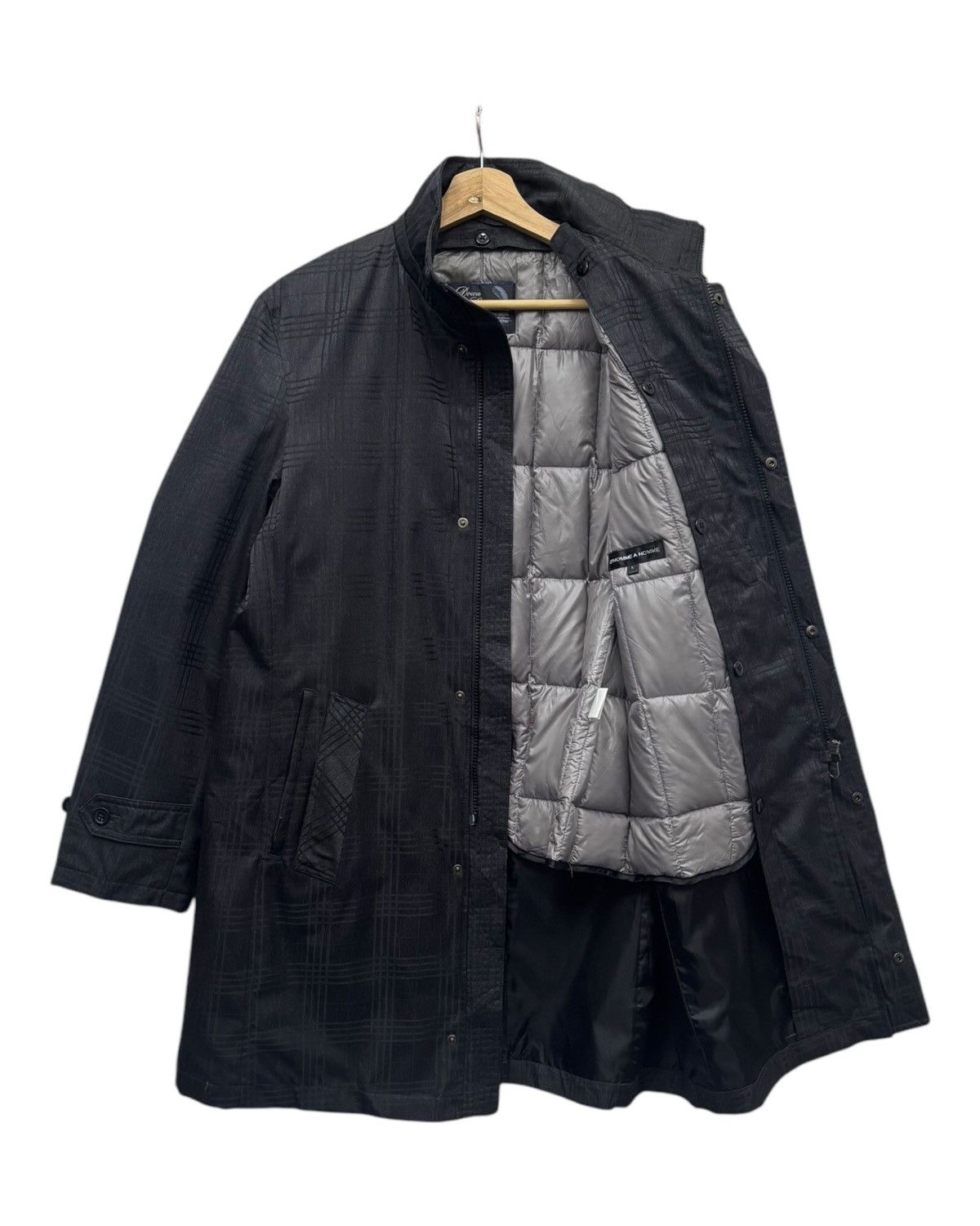 Issey Miyake × Japanese Brand 🔥VINTAGE D'HOMME A HOMME WINTER COAT WITH DOWN LINING Size US L / EU 52-54 / 3 - 2 Thumbnail