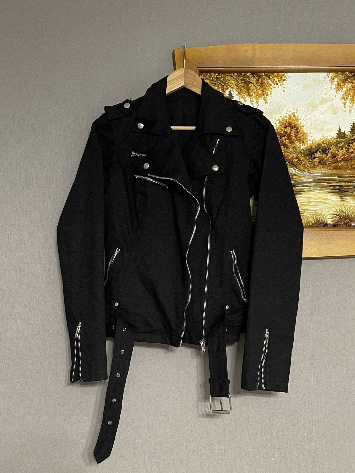 Tripp NYC Tripp Nyc Crazy Cotton Biker Black Jacket Opium Y2K Gothic Size S / US 4 / IT 40 - 3 Thumbnail