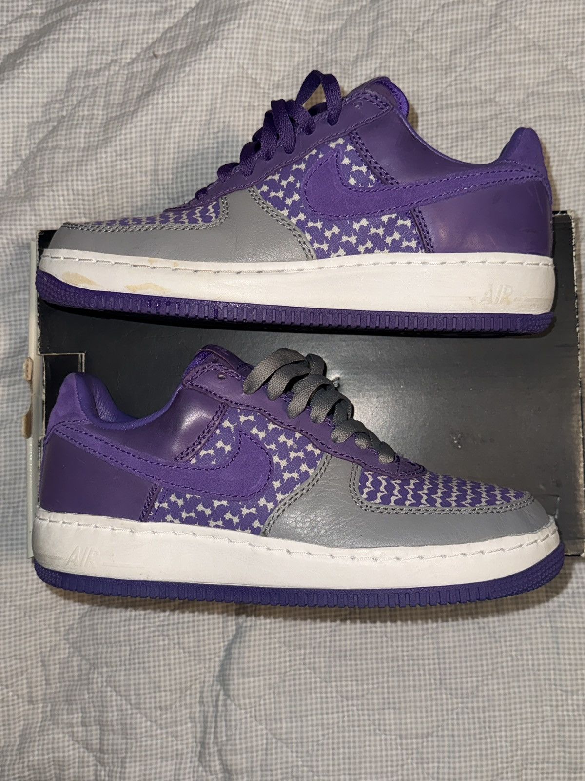 Nike × Undefeated Nike Air Force 1 Low ‘Undefeated Purple’ Size US 8.5 / EU 41-42 - 1 Thumbnail