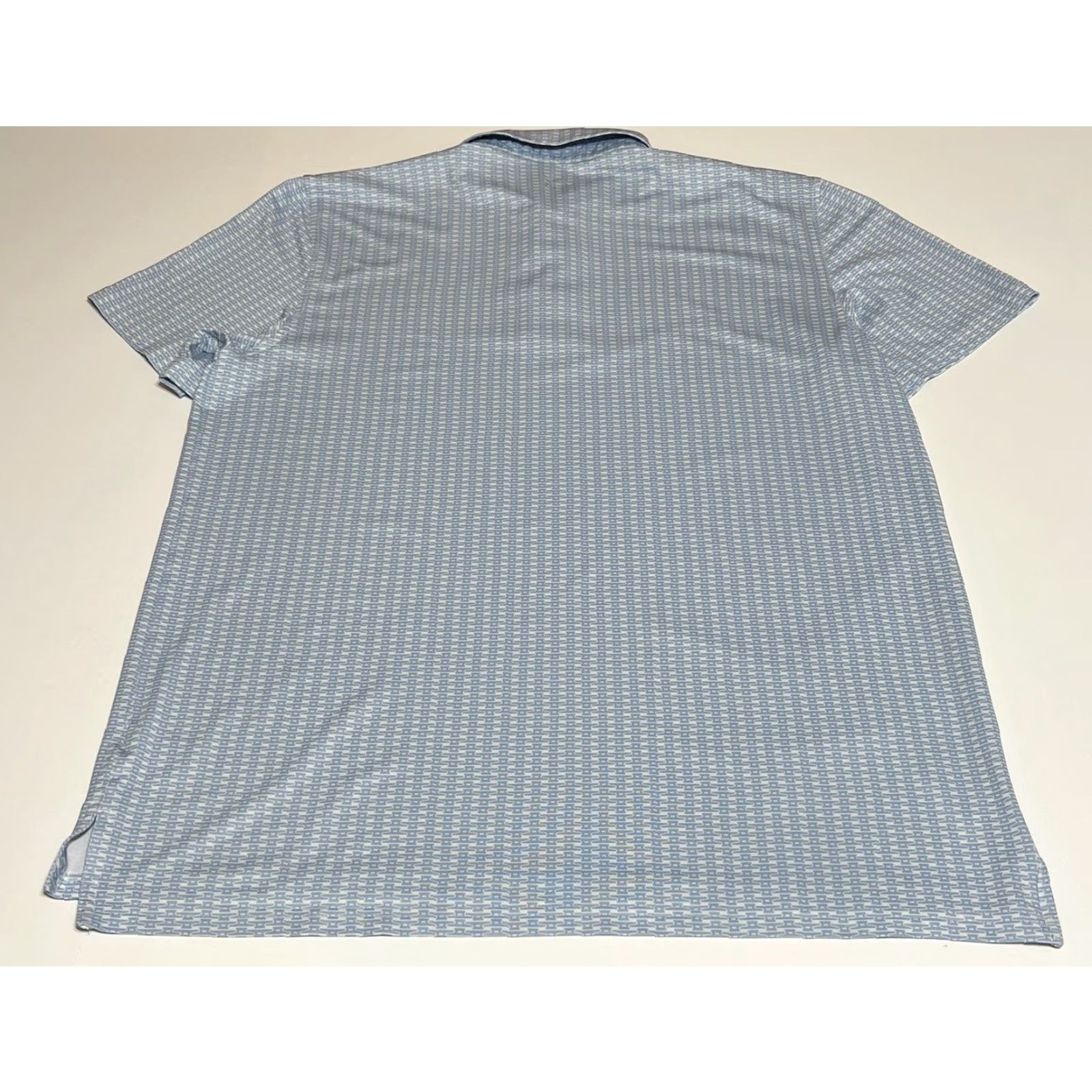 Southern Tide Southern Tide Polo Shirt Men's XL Blue Driver Dock Cleat Print Golf Performance Size US XL / EU 56 / 4 - 3 Thumbnail