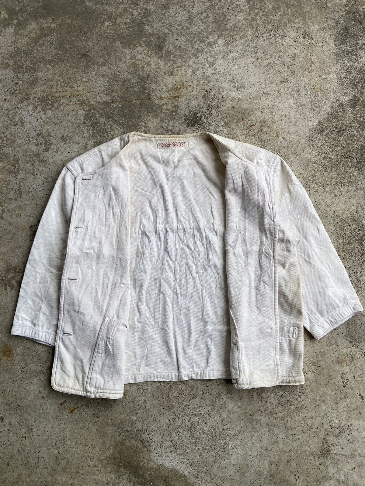 Issey Miyake 1980s Issey Sport by Issey Miyake Care Label Boxy Jacket Size US M / EU 48-50 / 2 - 6 Thumbnail