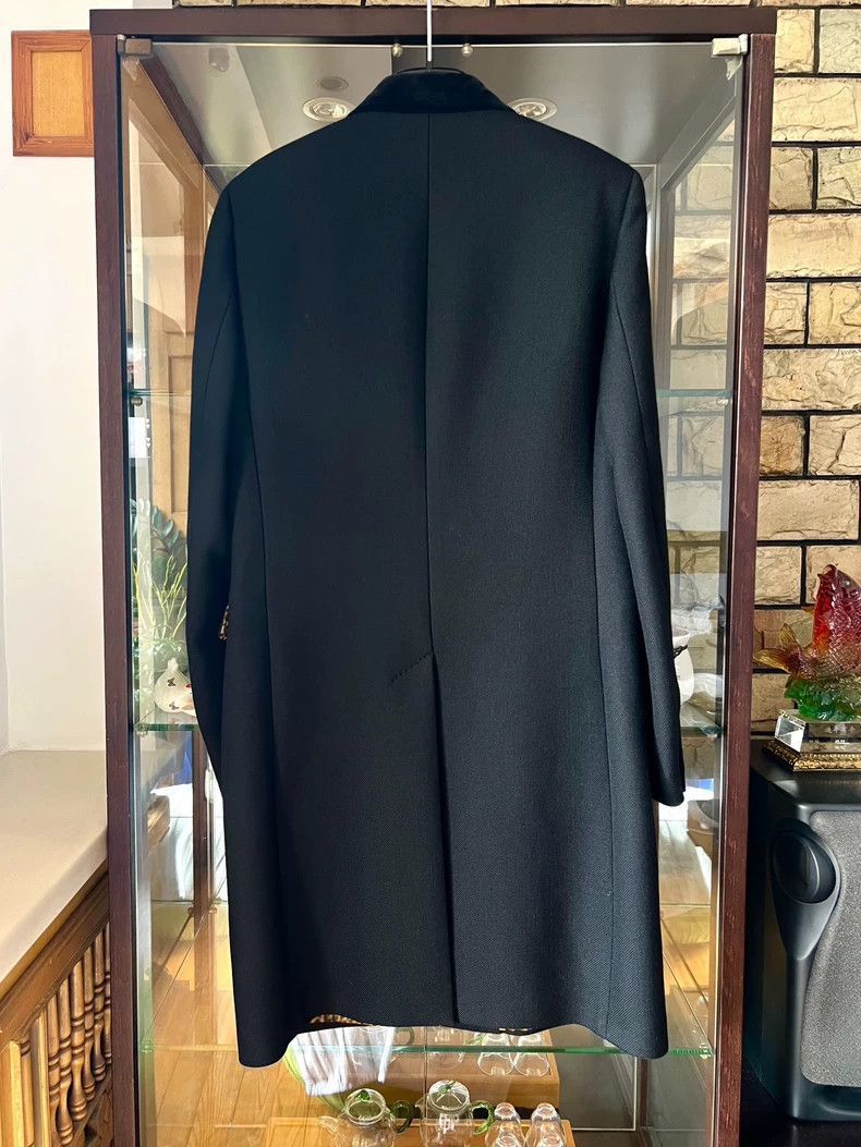 Saint Laurent Paris Saint Laurent Paris 16FW black gun collar coat-2506 Size US S / EU 44-46 / 1 - 4 Thumbnail