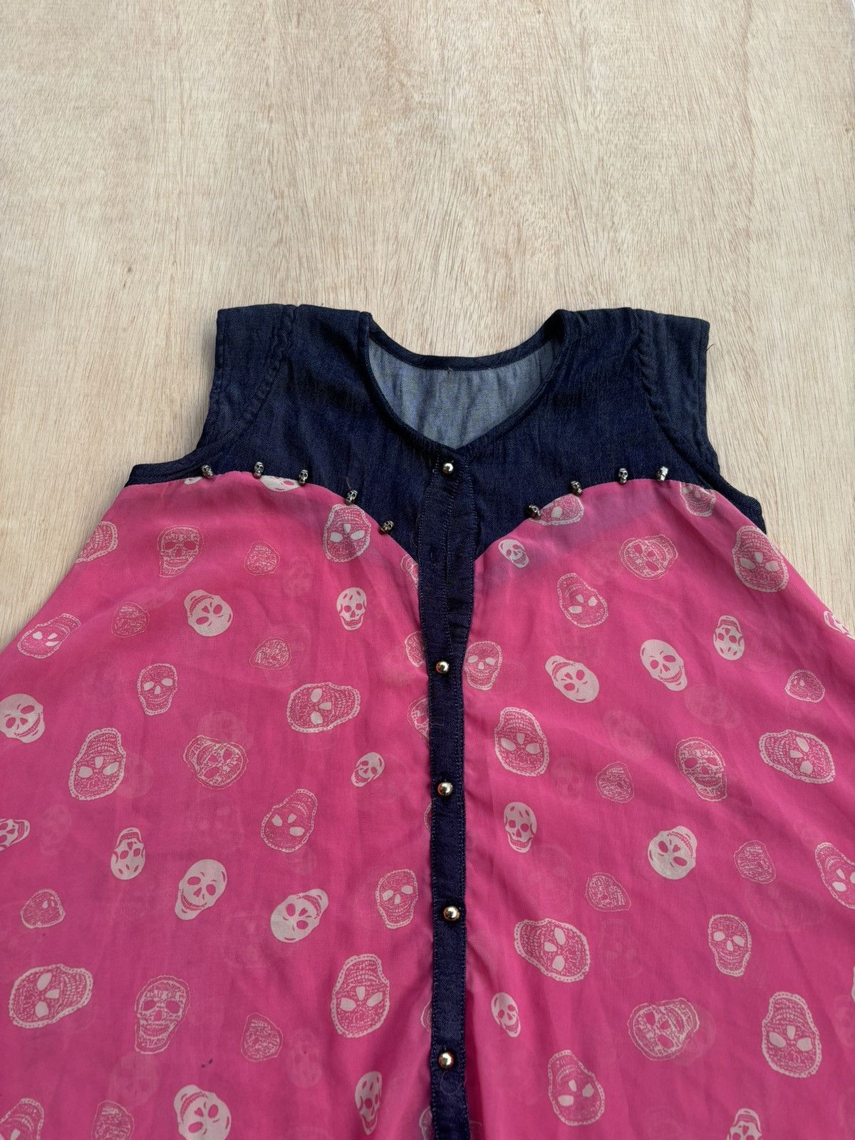 Hysteric Glamour × Japanese Brand Y2k Skull Poem Opium Womens's Shirt Size ONE SIZE - 5 Thumbnail