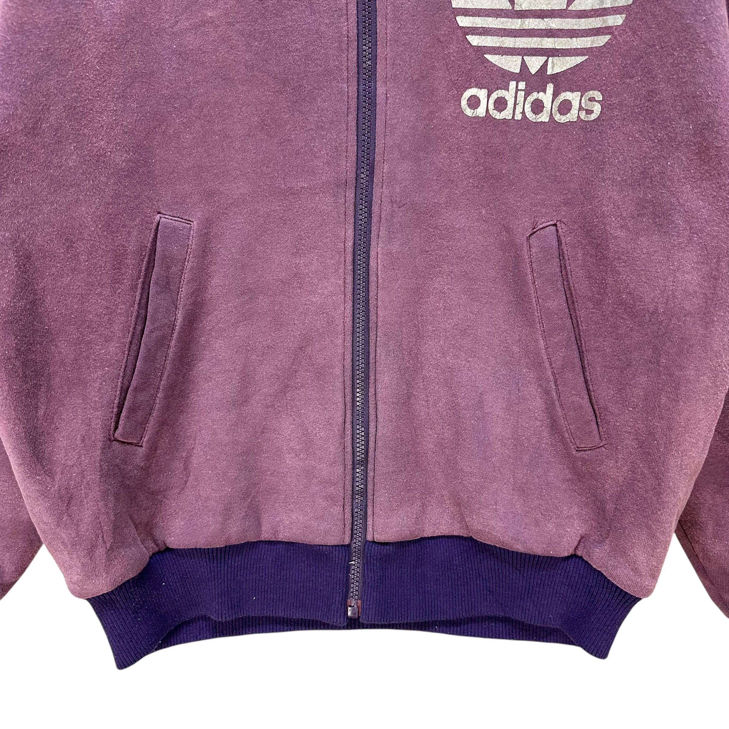 Adidas Vintage 90's ADIDAS Trefoil Big Logo Bomber Jacket #A79-1905 Size US L / EU 52-54 / 3 - 4 Thumbnail