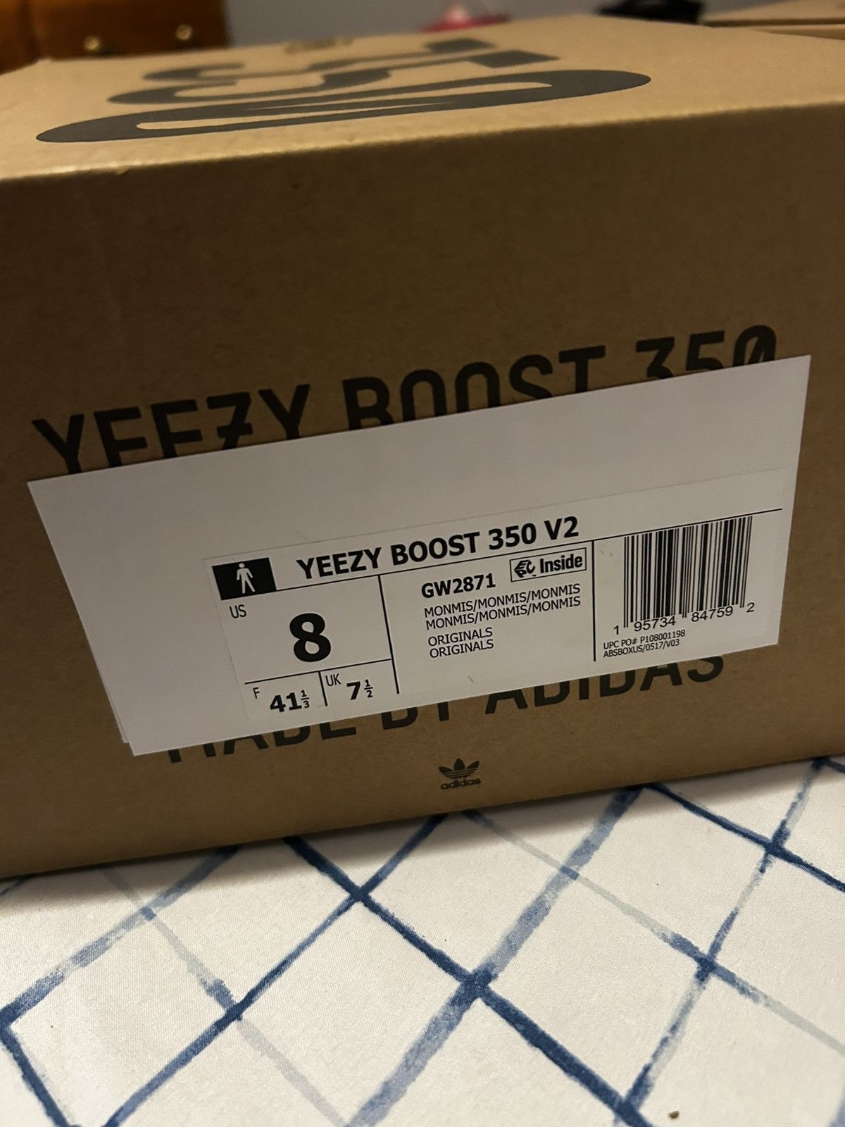Yeezy Yeezy Boost 350 V2 Cream trainers Size US 8 / EU 41 - 2 Thumbnail