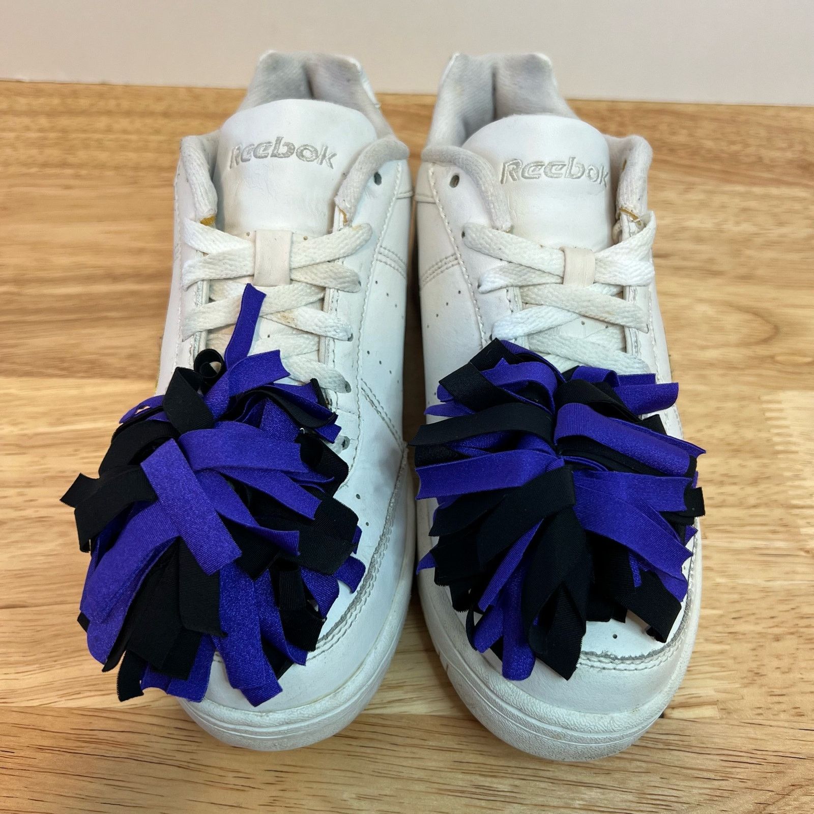 Reebok Reebok x NFL Baltimore Ravens White Purple Vintage Sneakers Size US 5 / IT 35 - 6 Thumbnail