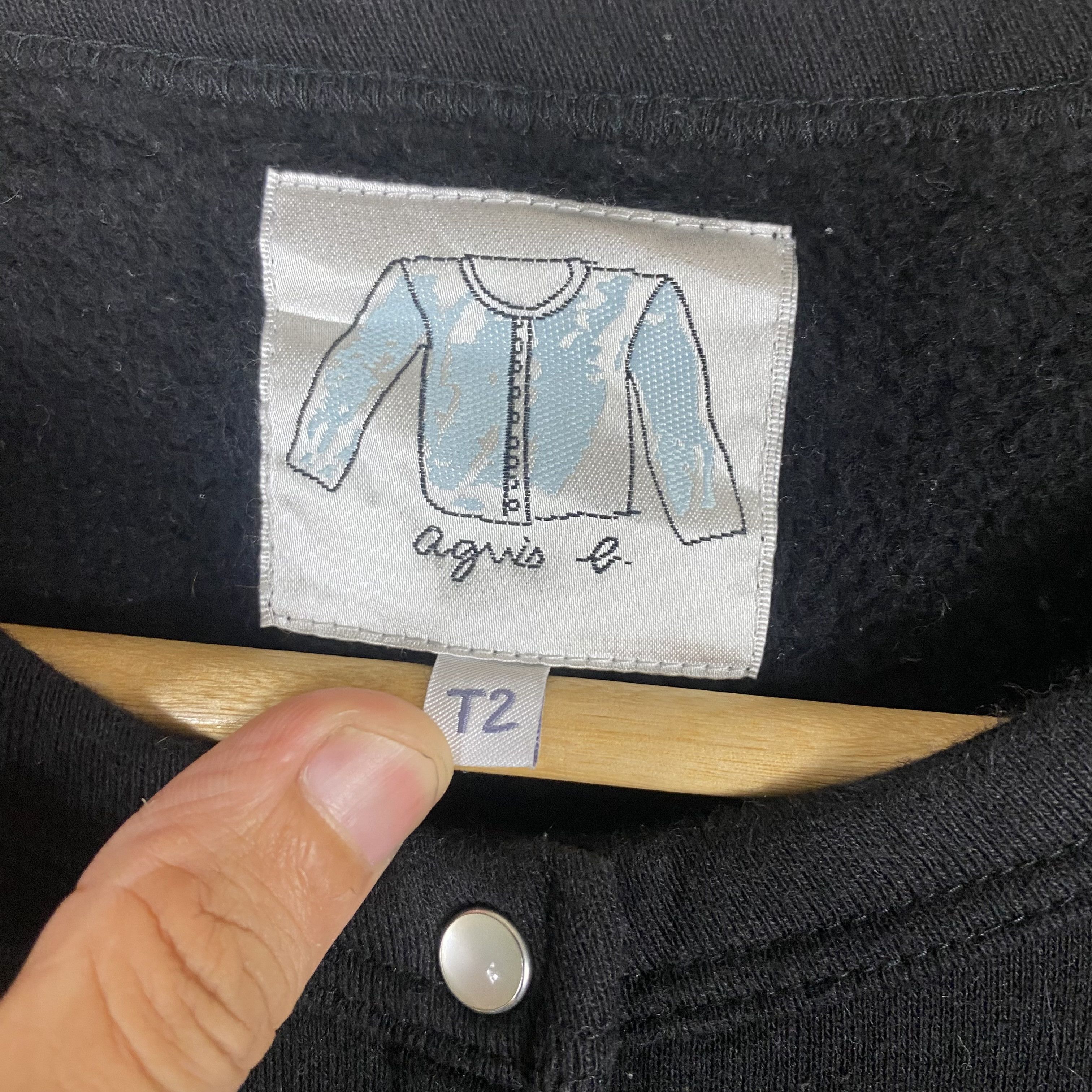 agnes b. 💥 AGNES B CROP CARDIGAN SNAP BUTTON Size M / US 6-8 / IT 42-44 - 7 Thumbnail