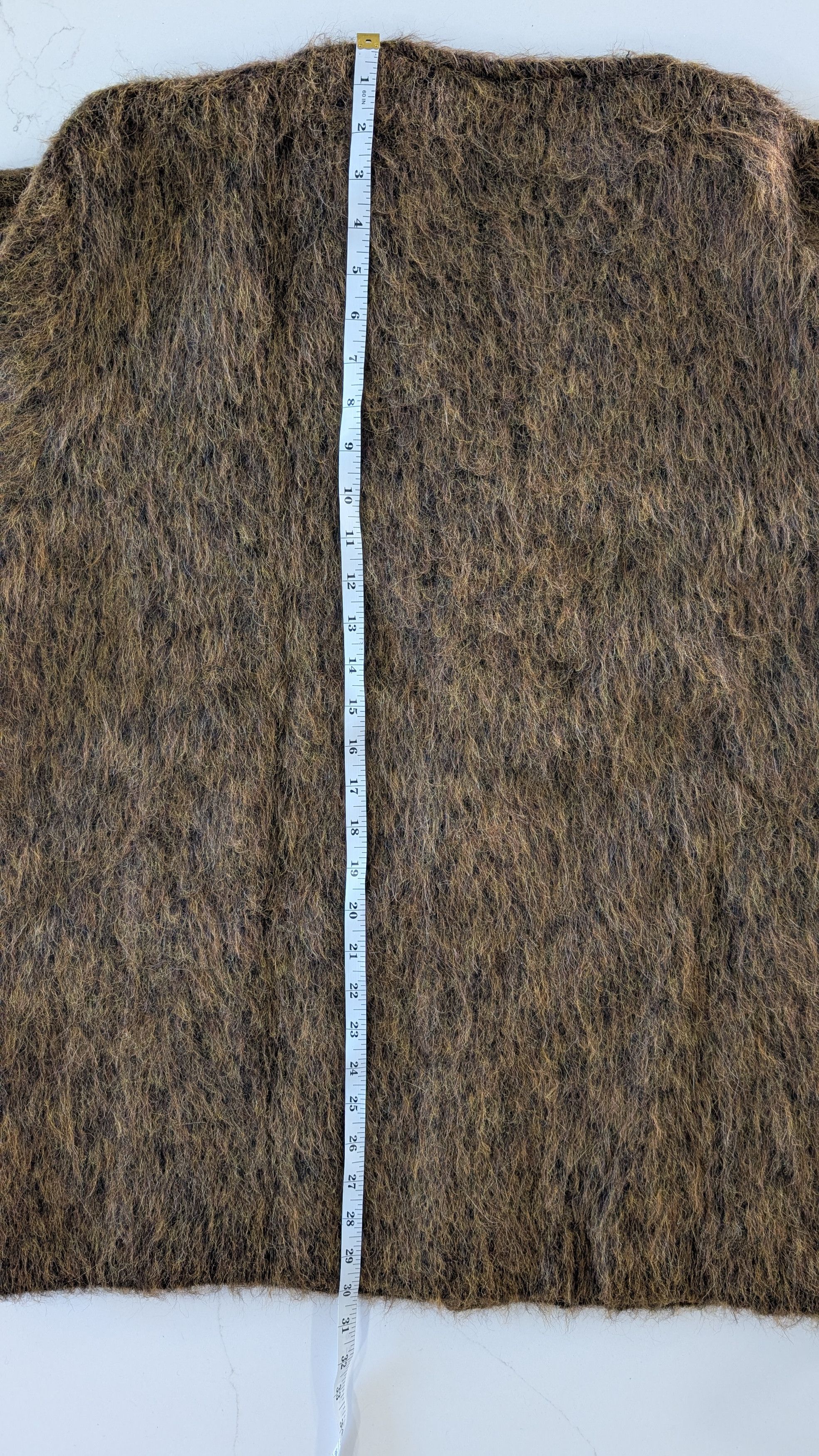 Our Legacy OUR LEGACY Mohair Cardigan Olive Melange Hairy Knit Size 50 Size US L / EU 52-54 / 3 - 5 Thumbnail