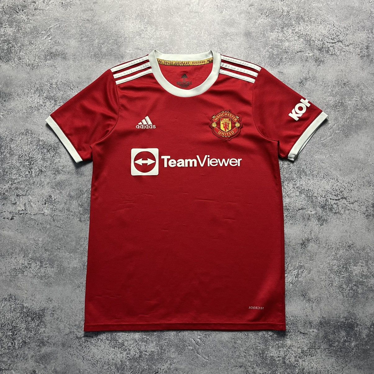 Adidas Vintage Adidas Manchester United Ronaldo Home Soccer Jersey Size US S / EU 44-46 / 1 - 1 Thumbnail