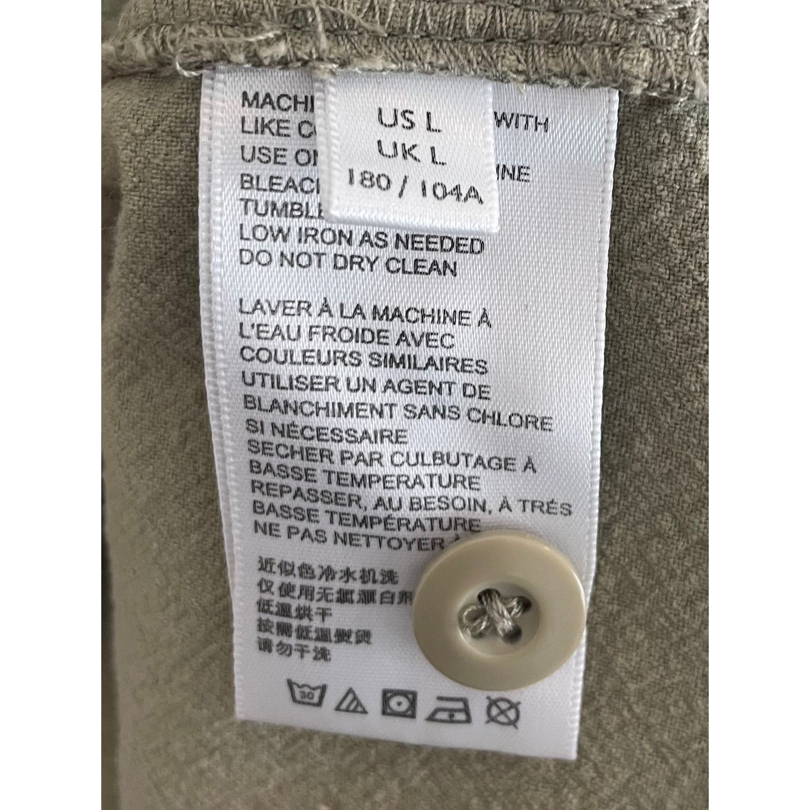 Bdg BDG Khaki Button Up, Size L Size US L / EU 52-54 / 3 - 6 Thumbnail