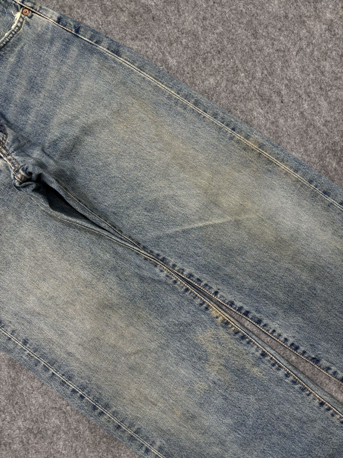 Edwin Vintage Edwin 505X Rusty Medium Wash Selvedge Denim F686 Size US 30 / EU 46 - 6 Thumbnail