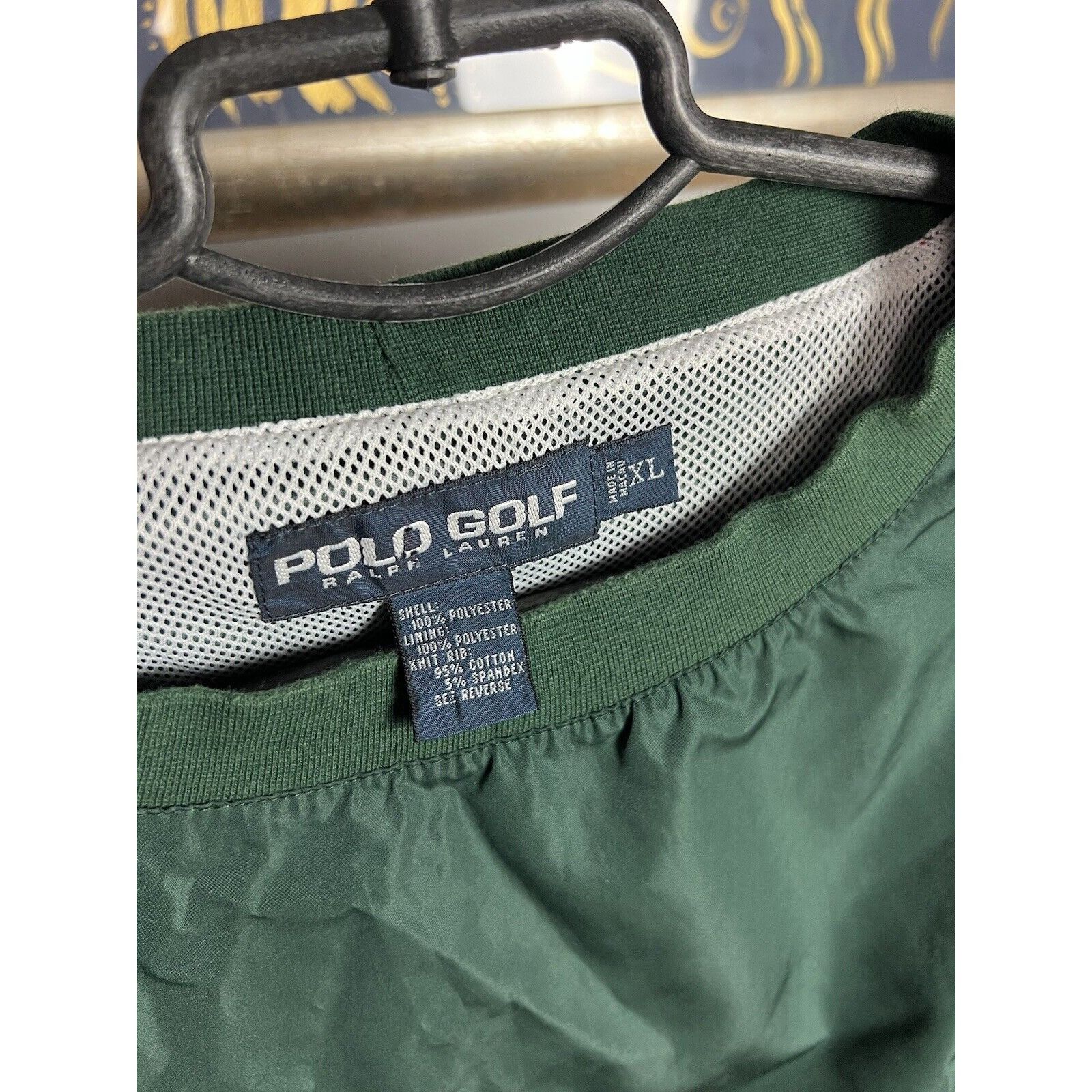 RLX Ralph Lauren Polo Golf Ralph Lauren VTG Nylon Men`s Green Crewneck Oversi Size US XL / EU 56 / 4 - 7 Thumbnail