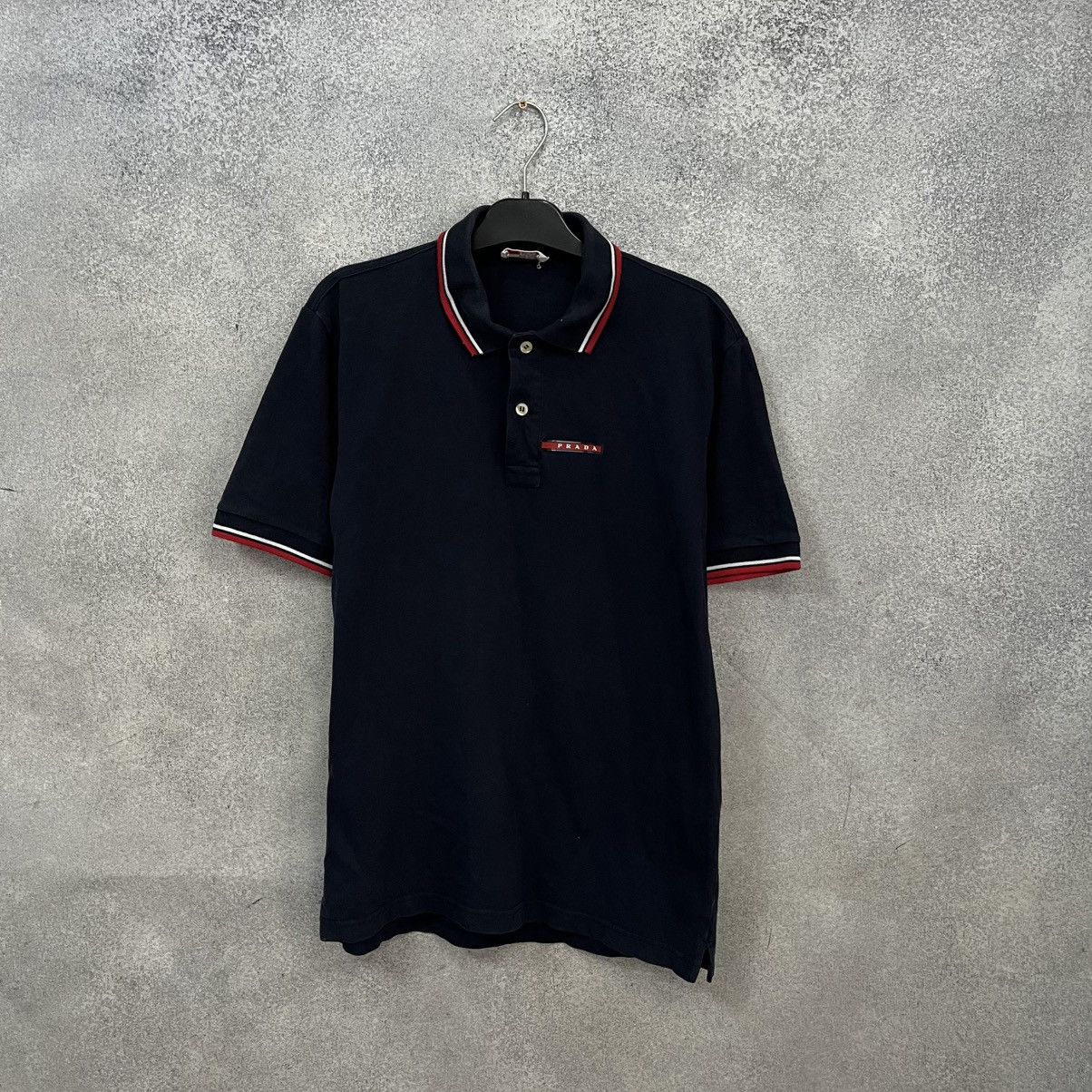 Prada Prada Polo T-Shirt Red Tab Size US M / EU 48-50 / 2 - 1 Thumbnail