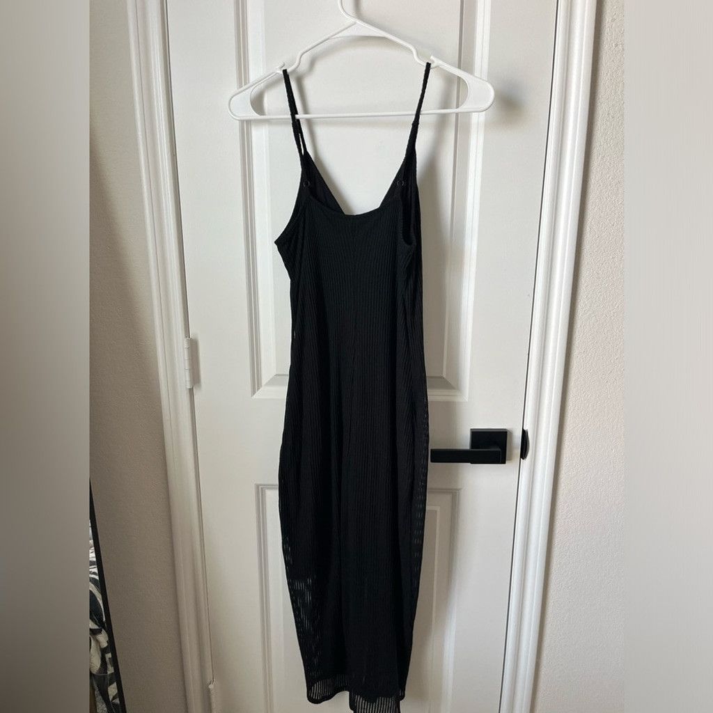 Express Black Midi Dress - S Size S / US 4 / IT 40 - 2 Thumbnail