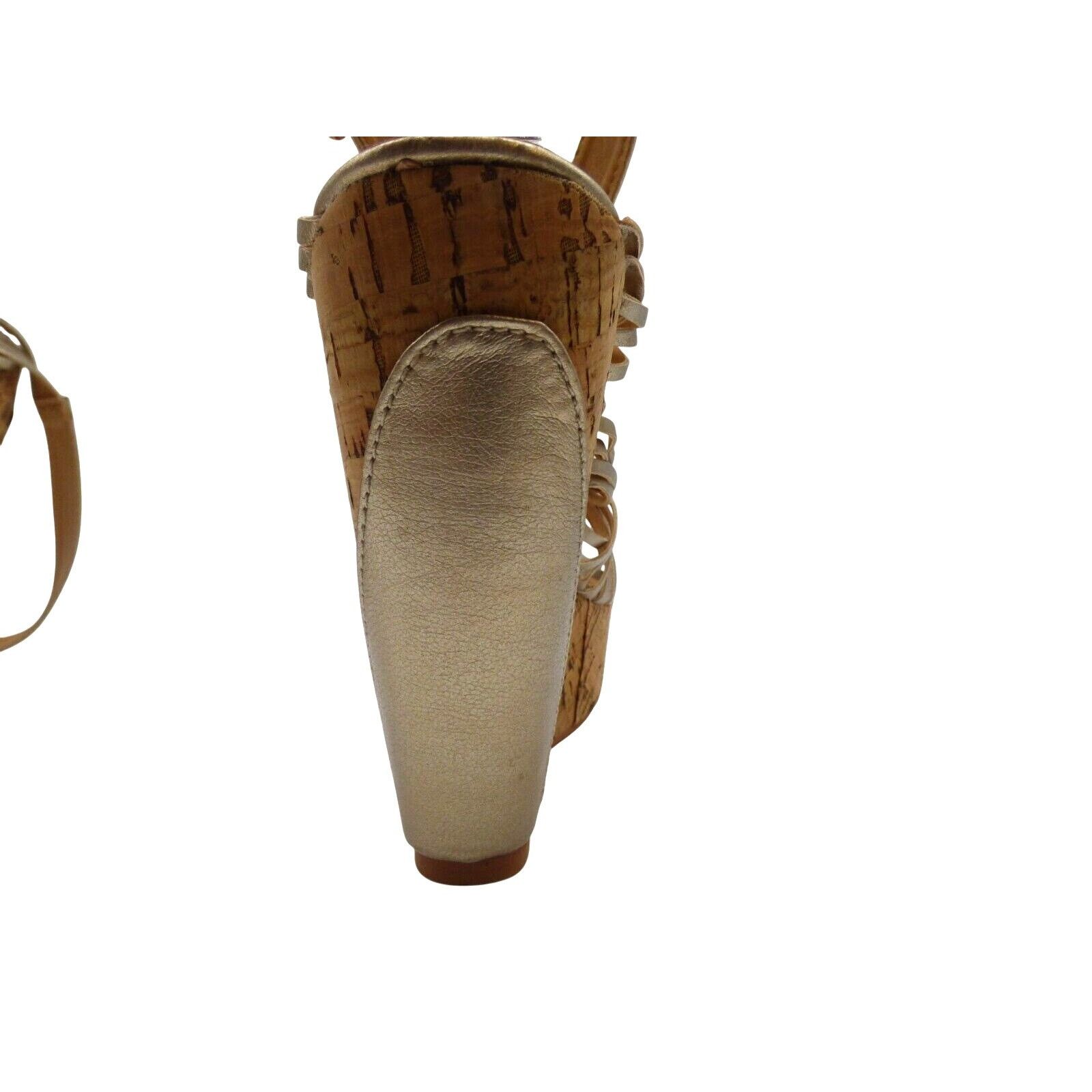 Other Relent Agneta Cork Wedge Sandals, US 7-1/2; Gold Size US 7.5 / IT 37.5 - 8 Thumbnail