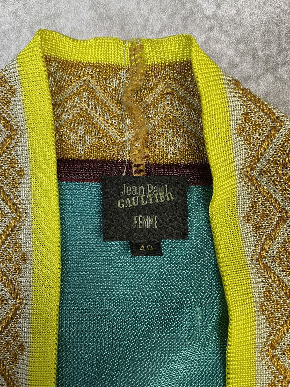 Jean Paul Gaultier SS97 Jean Paul Gaultier Knit Open Front Cardigan Size M / US 6-8 / IT 42-44 - 11 Thumbnail