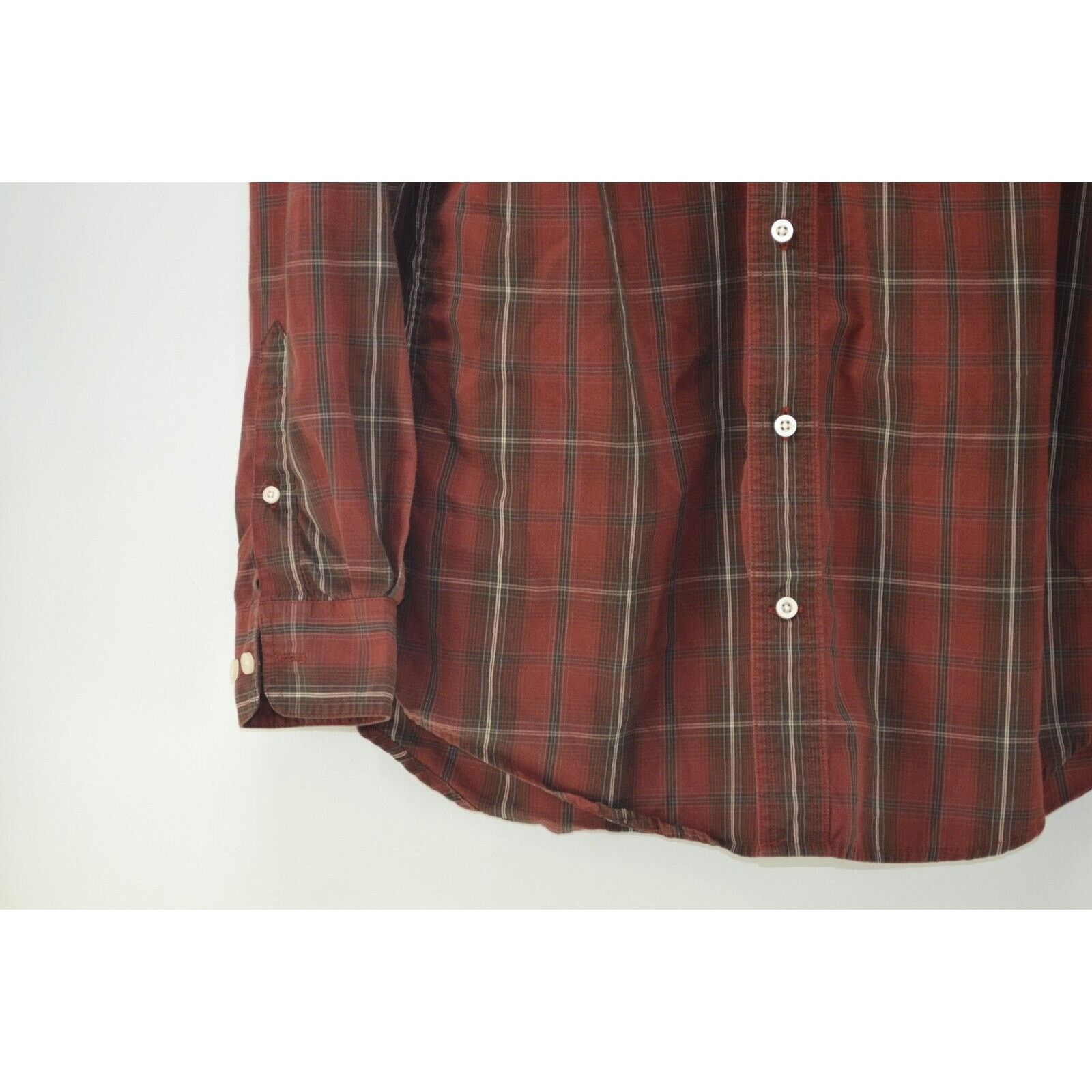 Other Austin Clothing Co. Burgundy Plaid Long Sleeve Collared Sz M Size US M / EU 48-50 / 2 - 7 Thumbnail