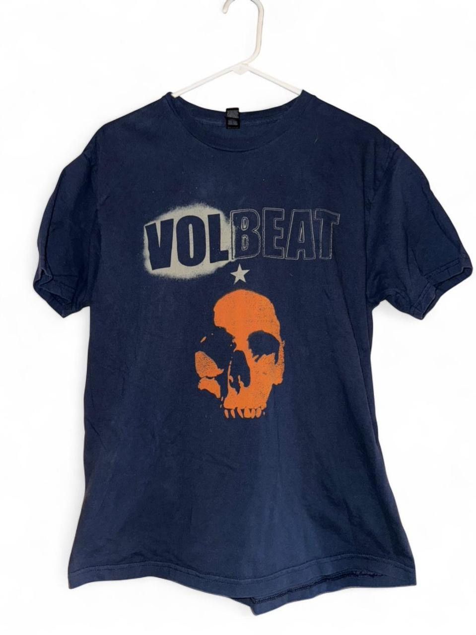 Gildan Navy VOLBEAT ‘Star Power Skull’ T-Shirt Size US L / EU 52-54 / 3 - 1 Thumbnail