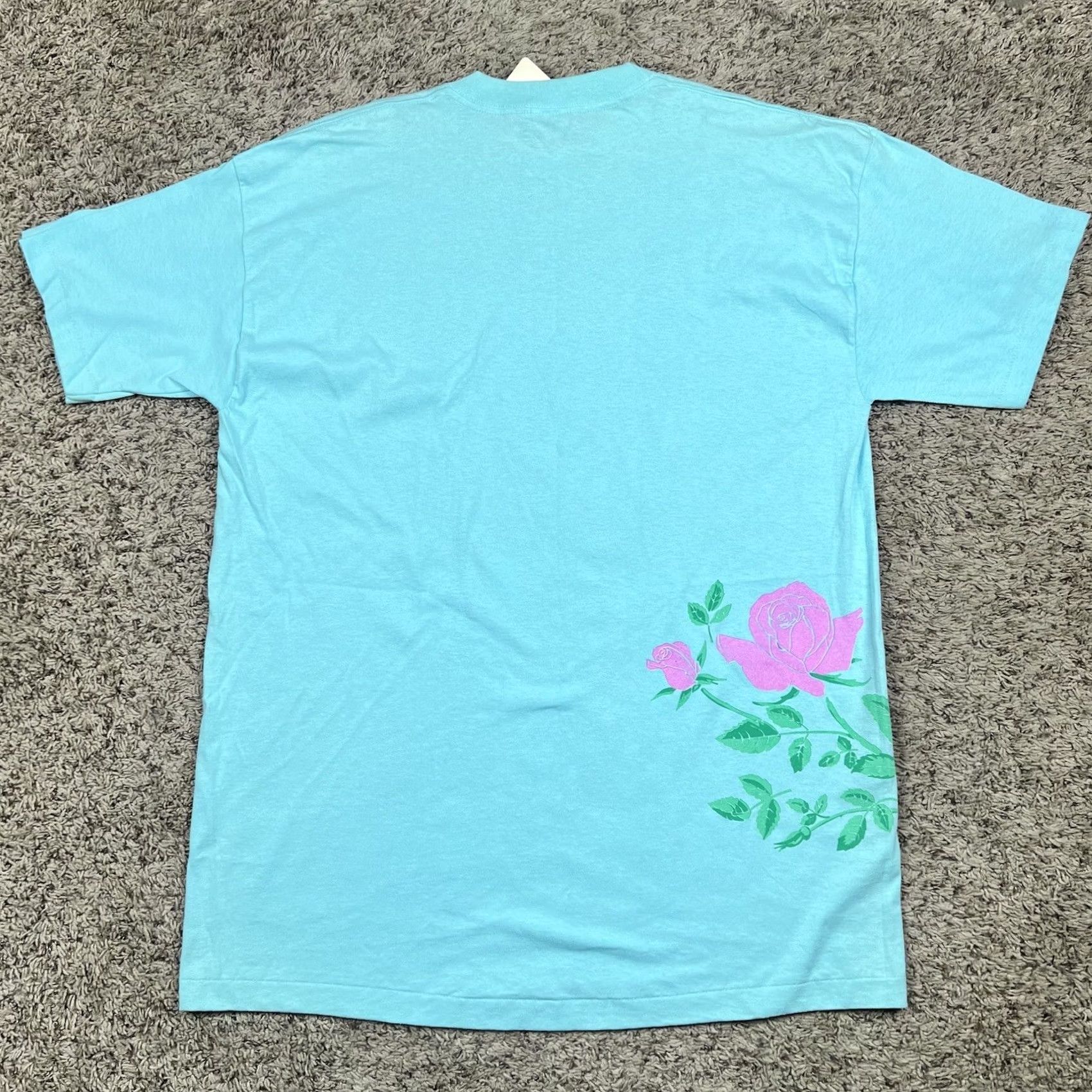 Vintage VINTAGE AmeriFlora’92 Rose Graphic Single Stitch T-Shirt XL Blue Unisex Adults 90s Floral Size US XL / EU 56 / 4 - 3 Thumbnail
