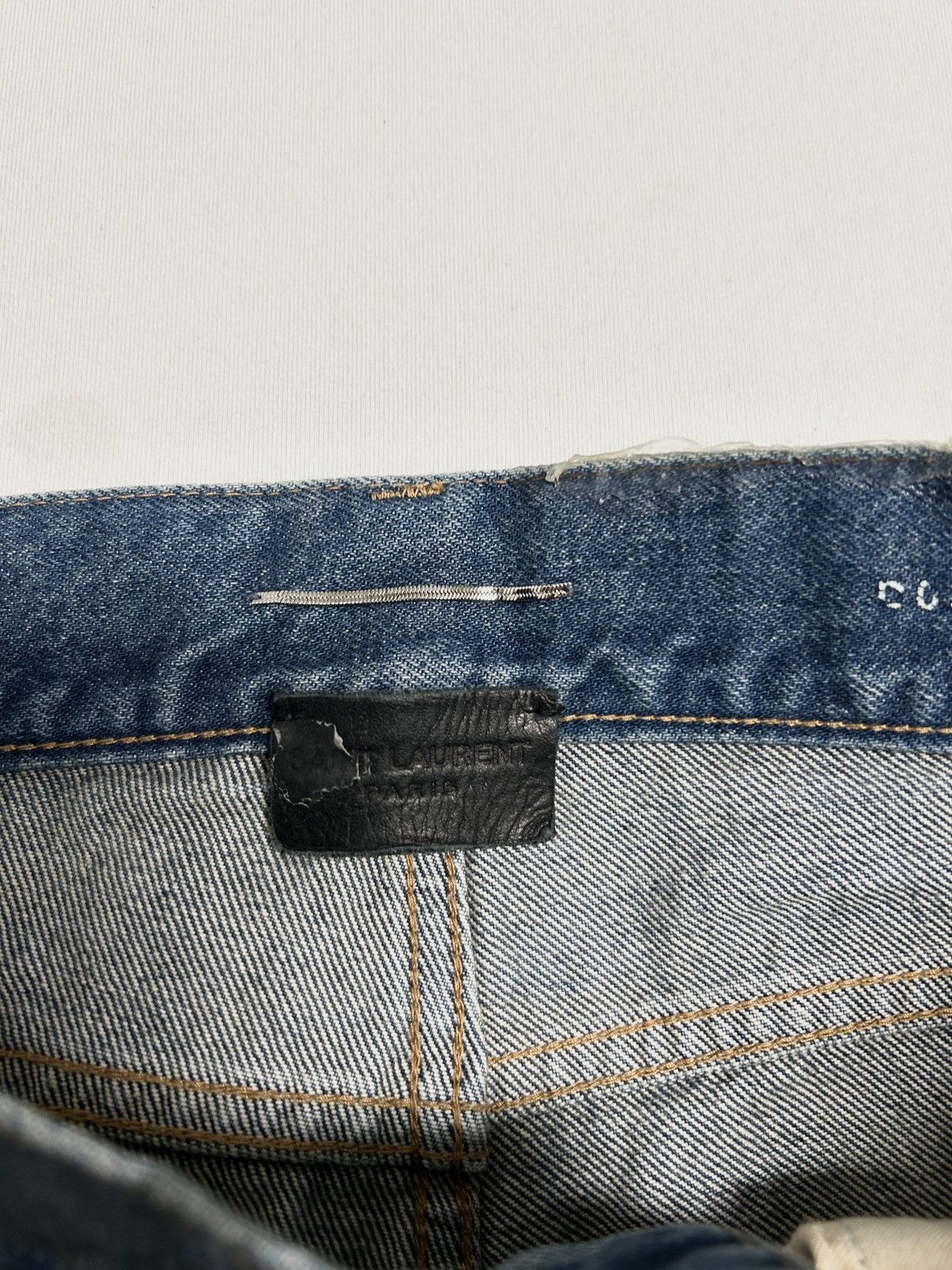 Saint Laurent Paris FW2017 D02 Waxed Jeans Size US 27 - 5 Thumbnail
