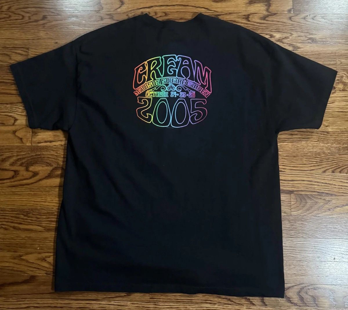 Hanes Vintage Cream Madison Square Garden 2005 Tour T Shirt XL Size US XL / EU 56 / 4 - 3 Thumbnail
