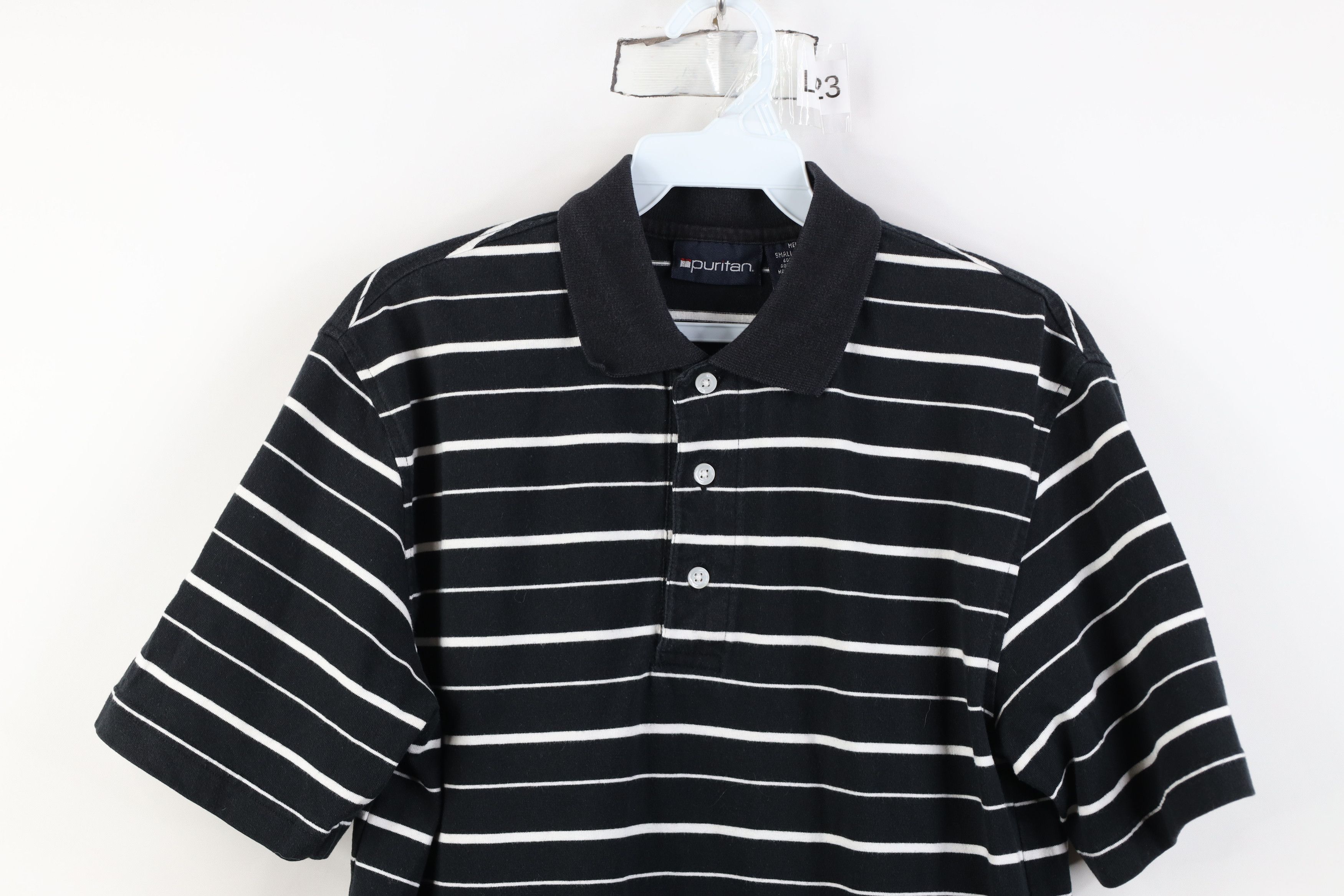 Vintage Vintage 90s Streetwear Collared Golf Polo Shirt Black Size US S / EU 44-46 / 1 - 2 Thumbnail