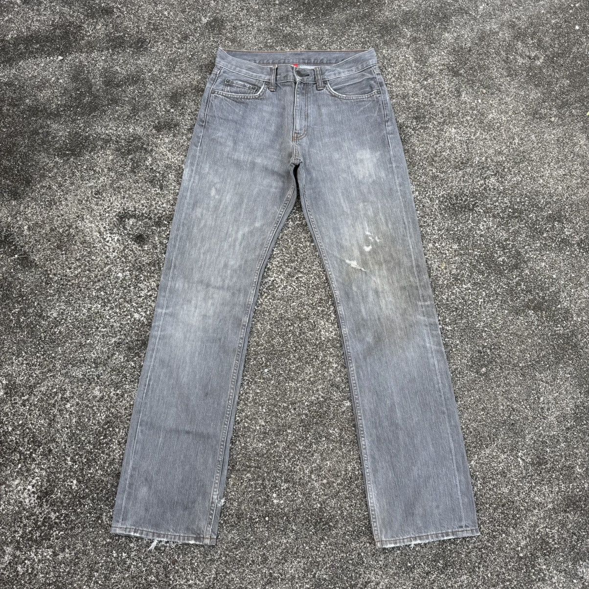 Japanese Brand VINTAGE JAPANESE DENIM FADED BLACK JEAN PANTS Size US 30 / EU 46 - 1 Thumbnail