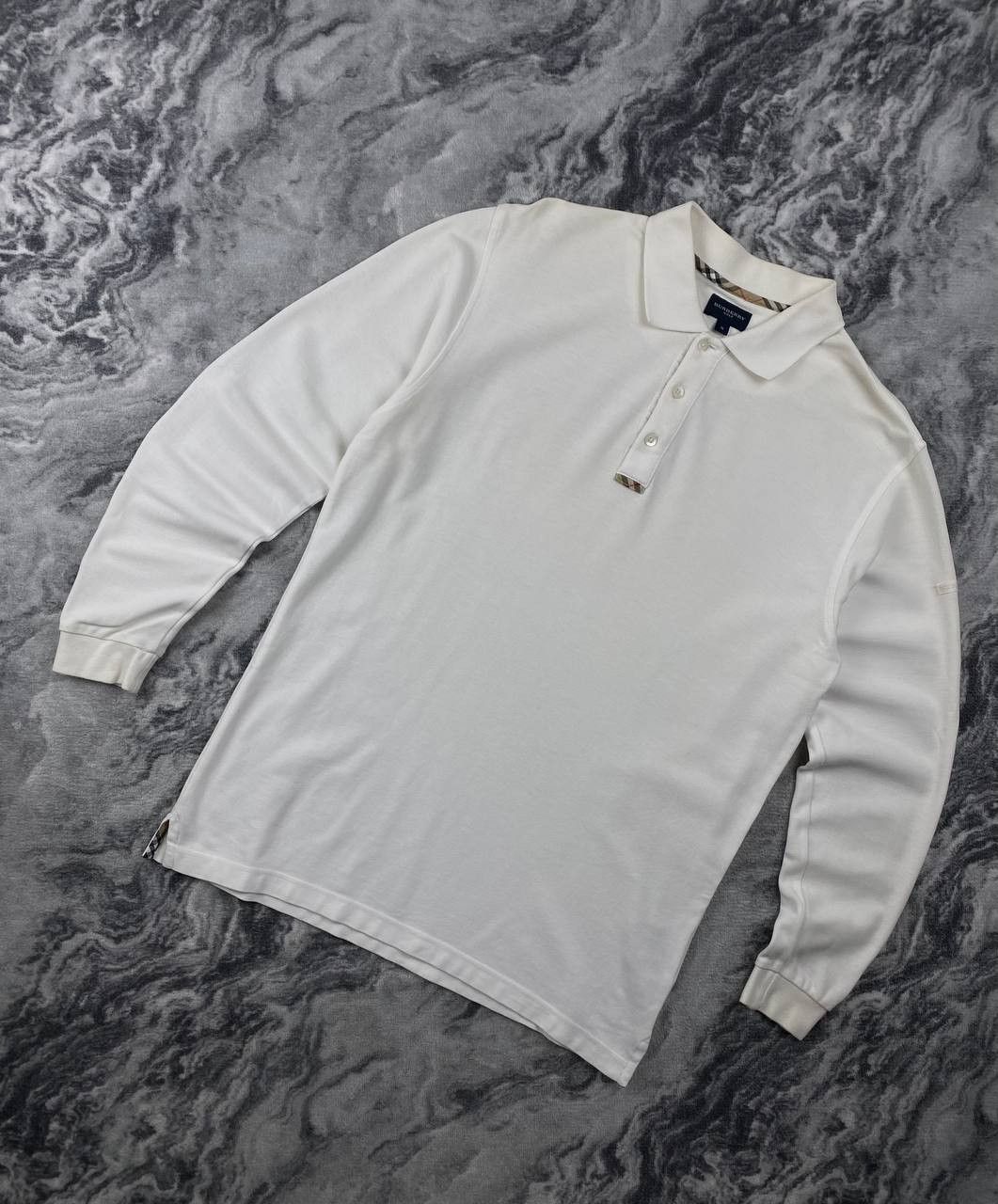 Burberry Vintage Burberry Rugby Long Sleeve Polo Shirt Men Size S Size US S / EU 44-46 / 1 - 1 Thumbnail