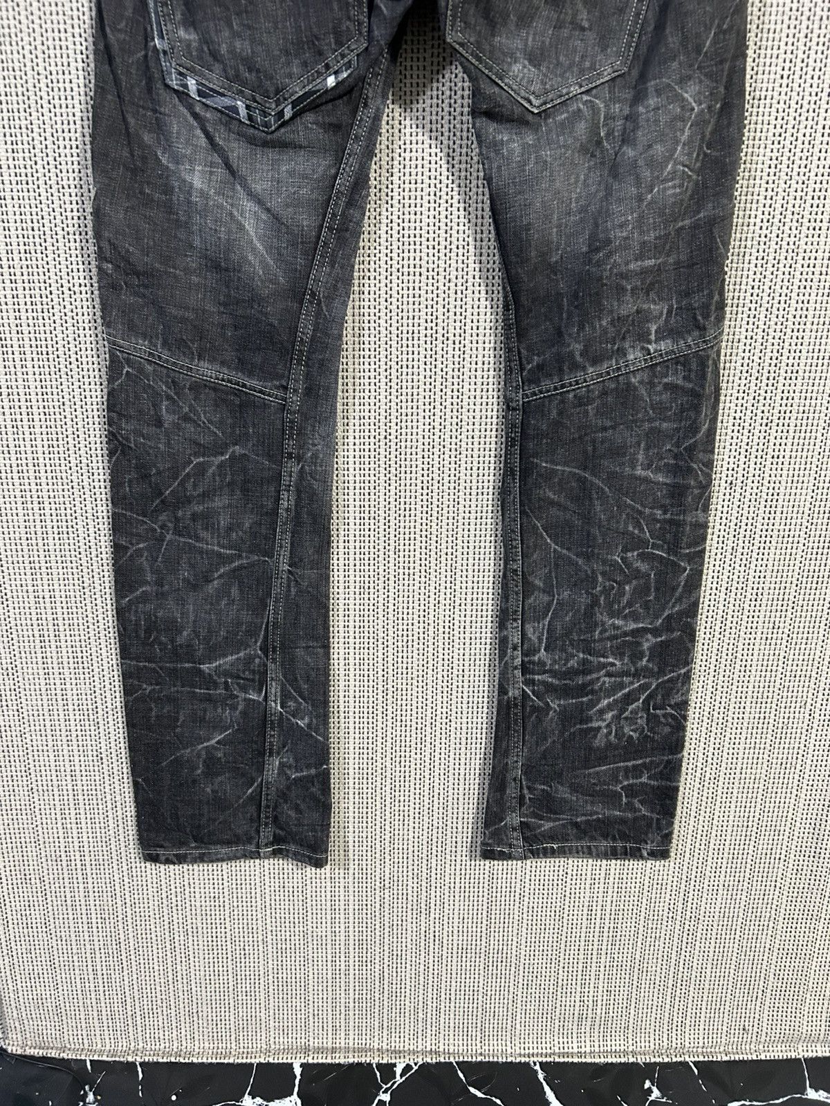 Japanese Brand Nylaus clothing double waist denim regular style Size US 31 - 9 Thumbnail