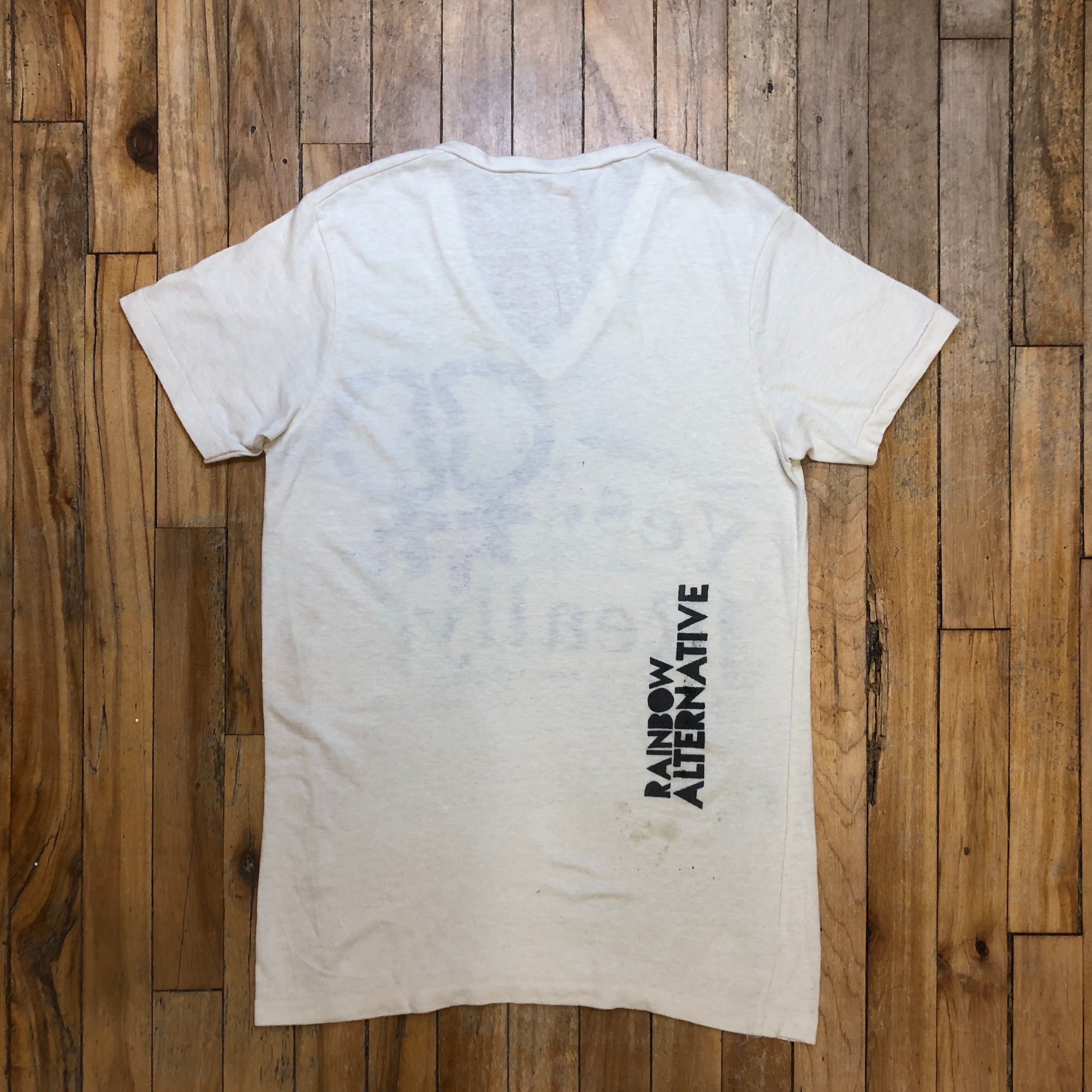 Native LGBT "Yes, Really" Rainbow Alternative Single Stitch Vintage Graphic V-Neck T-Shirt Size Small Size US S / EU 44-46 / 1 - 4 Thumbnail