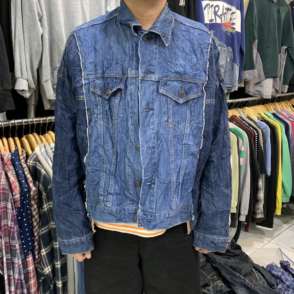 Japanese Brand NIKO AND RECONSTRUCTED DENIM JACKET BOXY OVERSIZE Size US L / EU 52-54 / 3 - 1 Thumbnail