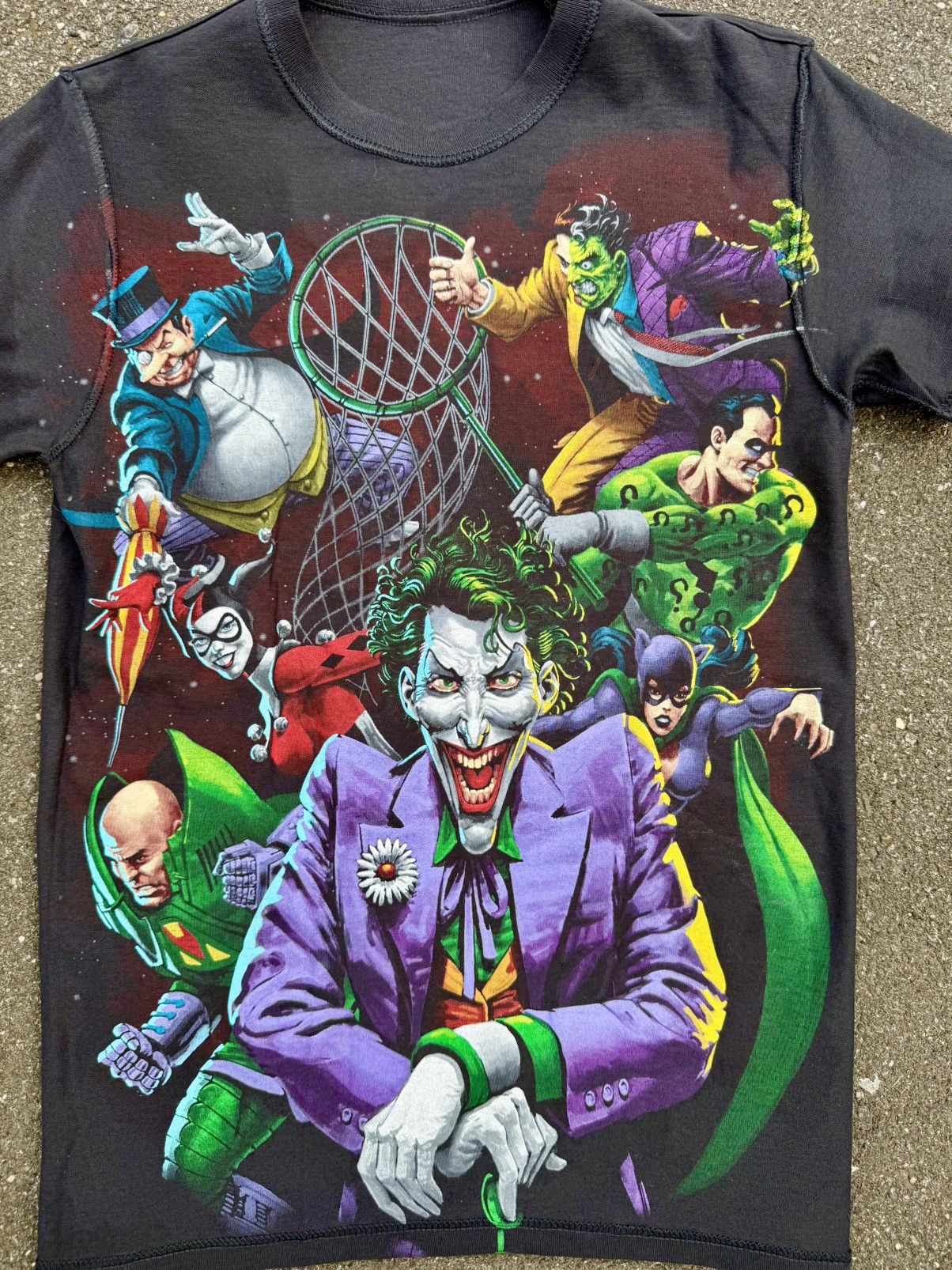 DC Comics Men’s DC Comics Justice League AOP Reversible Tee Shirt Size US S / EU 44-46 / 1 - 5 Thumbnail