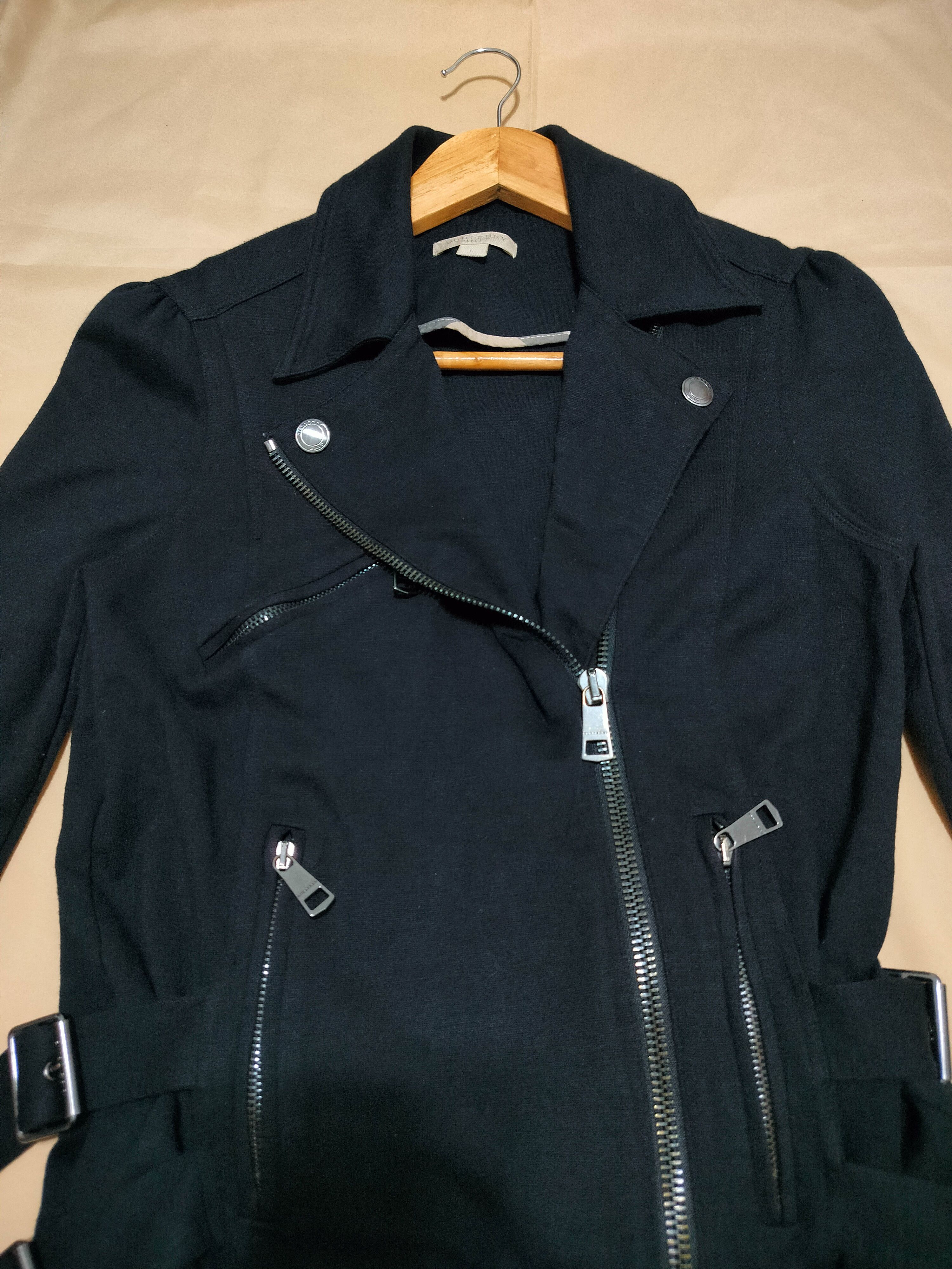 Burberry Burberry Brit Biker Jacket Size L / US 10 / IT 46 - 9 Thumbnail
