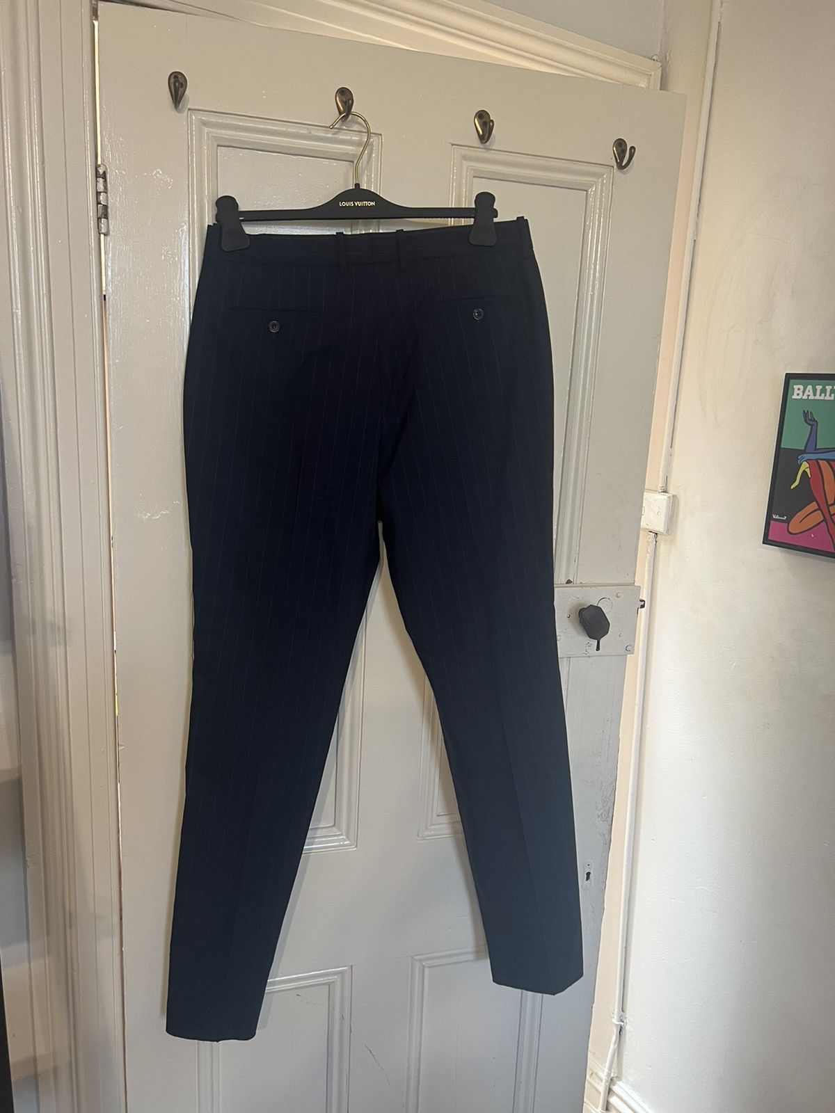 Maison Margiela Maison margiela navy pinstripe trousers Size US 36 / EU 52 - 5 Thumbnail