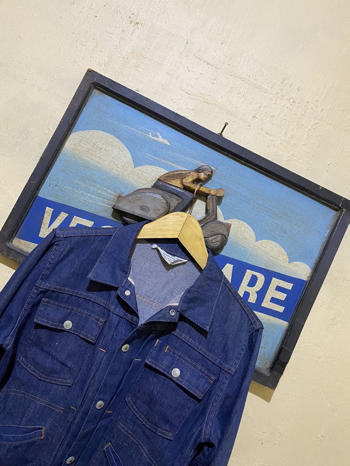 Vintage Rare towncraft selvedge denim jaket Size US M / EU 48-50 / 2 - 8 Thumbnail