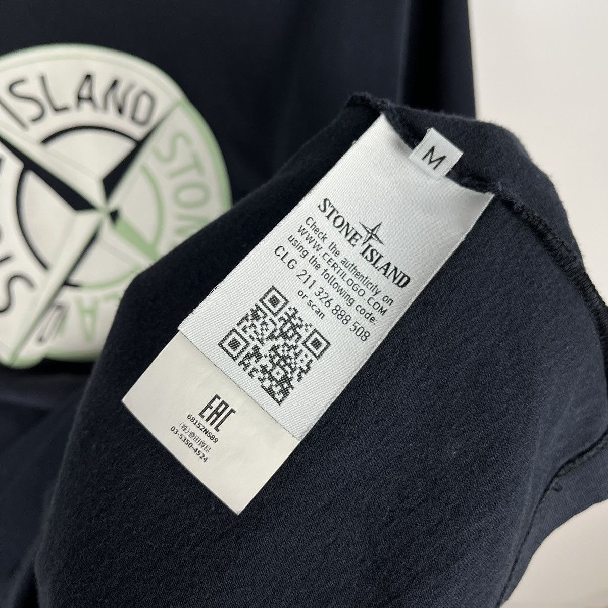 Stone Island Stone Island compass big logo tee Size US M / EU 48-50 / 2 - 11 Thumbnail