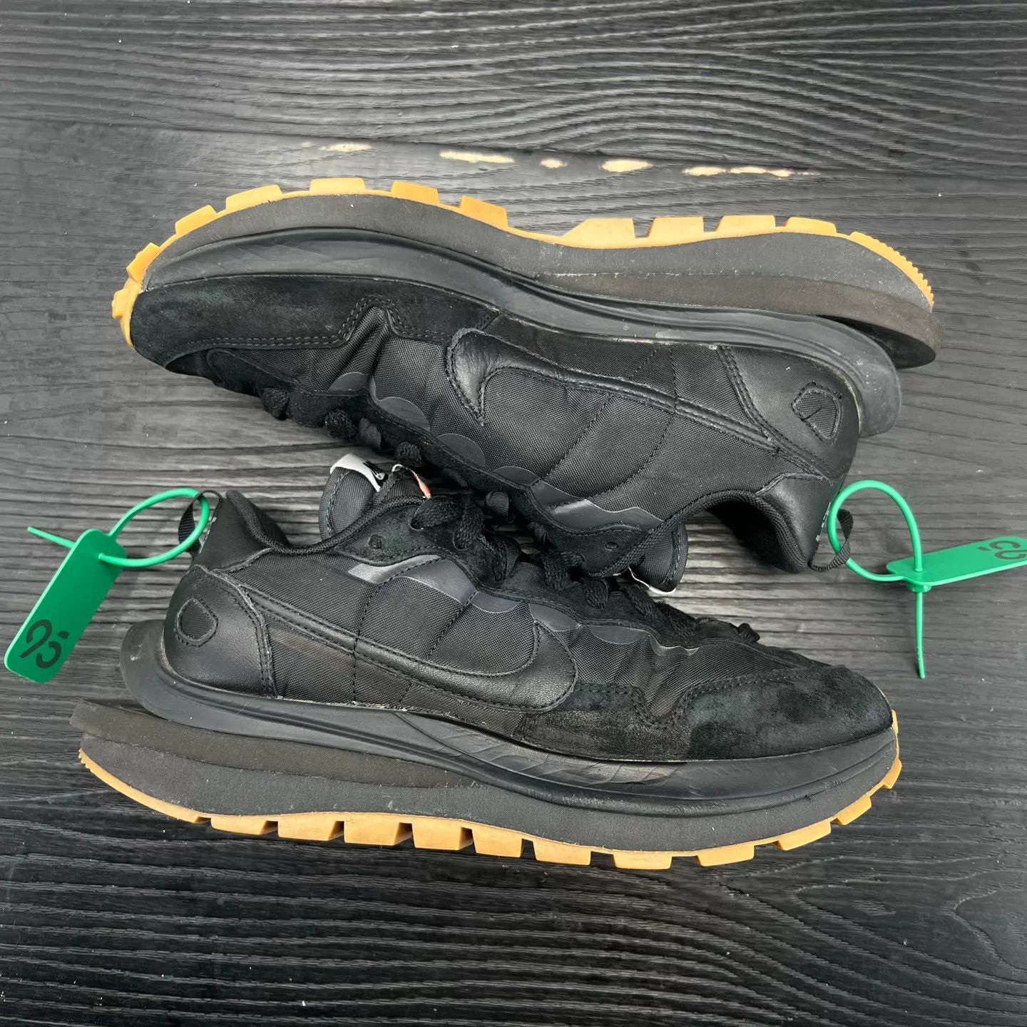 Nike sacai vaporwaffle black gum 42.5 new boxed Size US 9.5 / EU 42-43 - 3 Thumbnail