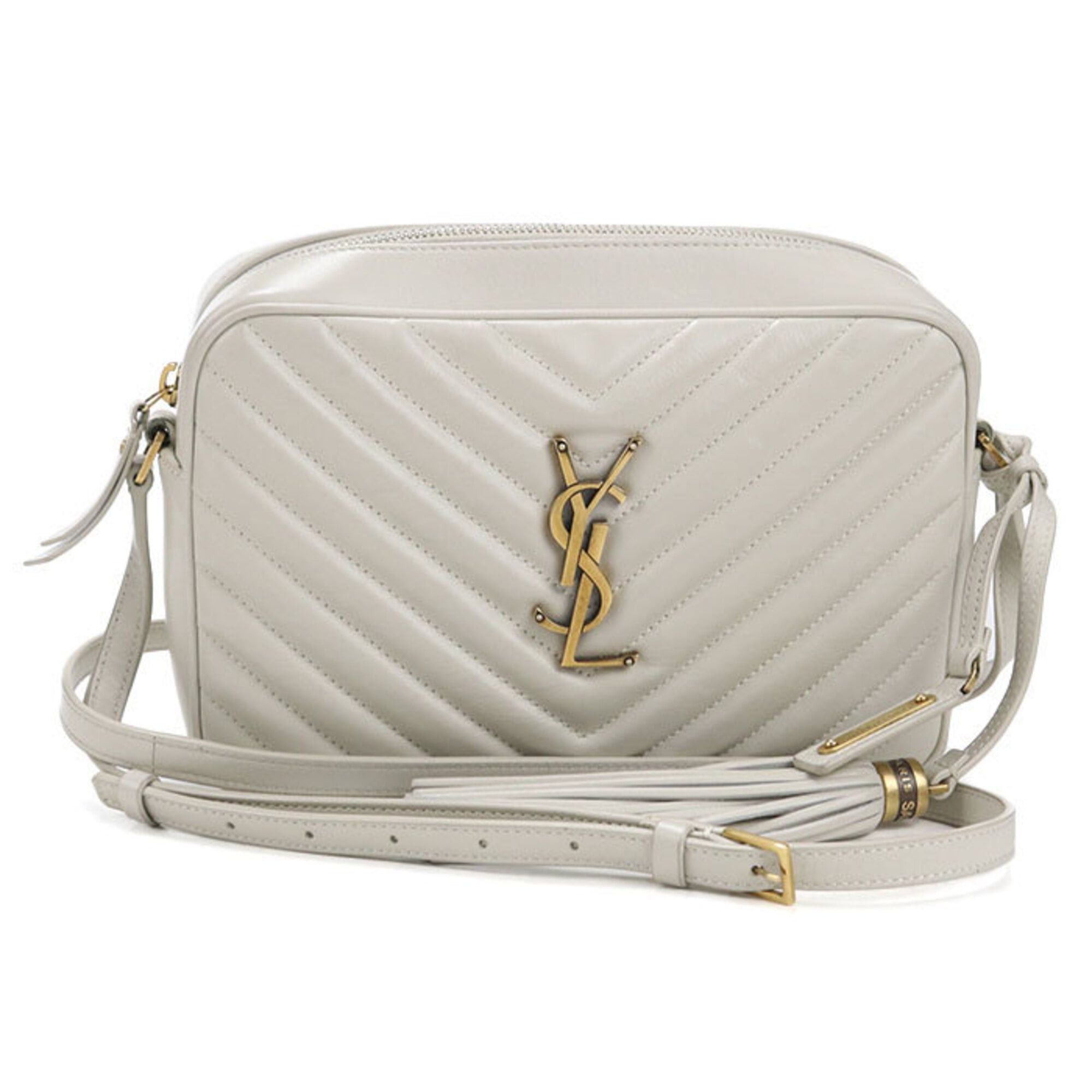 Saint Laurent Paris SAINT LAURENT (Saint Laurent) Crossbody Shoulder Bag 574494 Camera Bag, Women's, White Size ONE SIZE - 1 Thumbnail