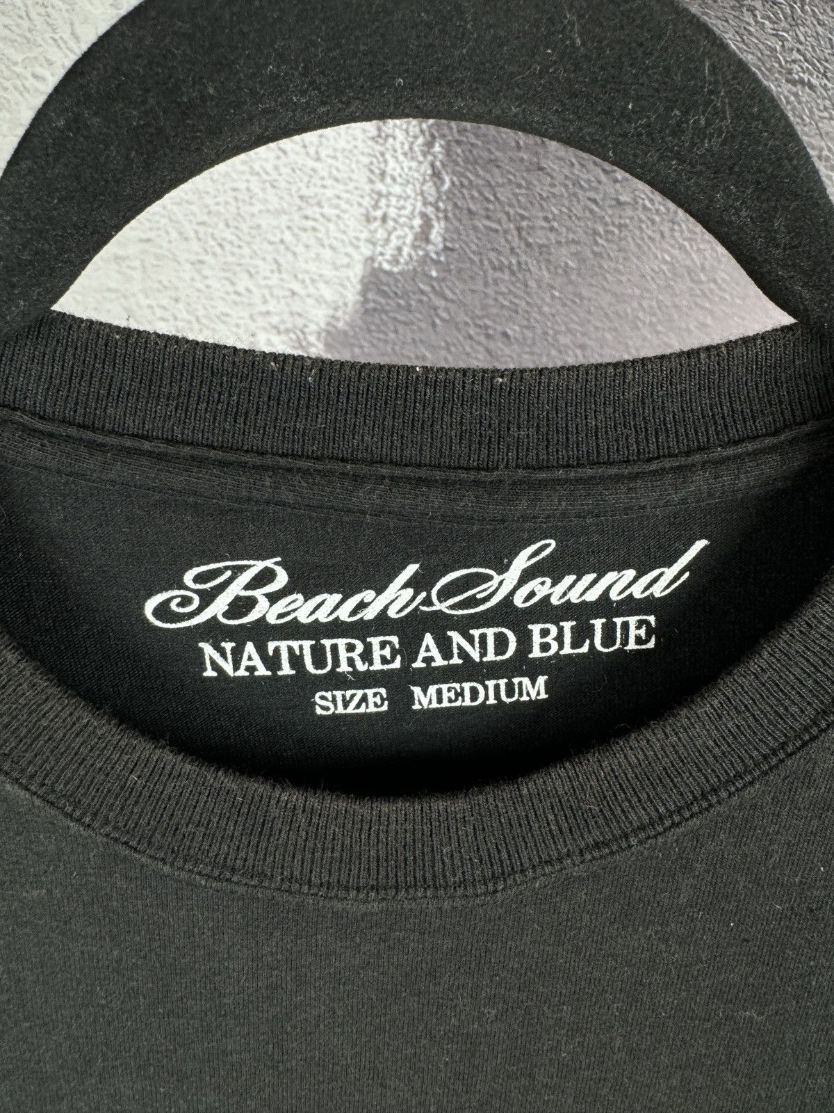If Six Was Nine × Japanese Brand × Vintage Beach Sound nature and blue vintage black basic tee shirt Size US M / EU 48-50 / 2 - 8 Thumbnail