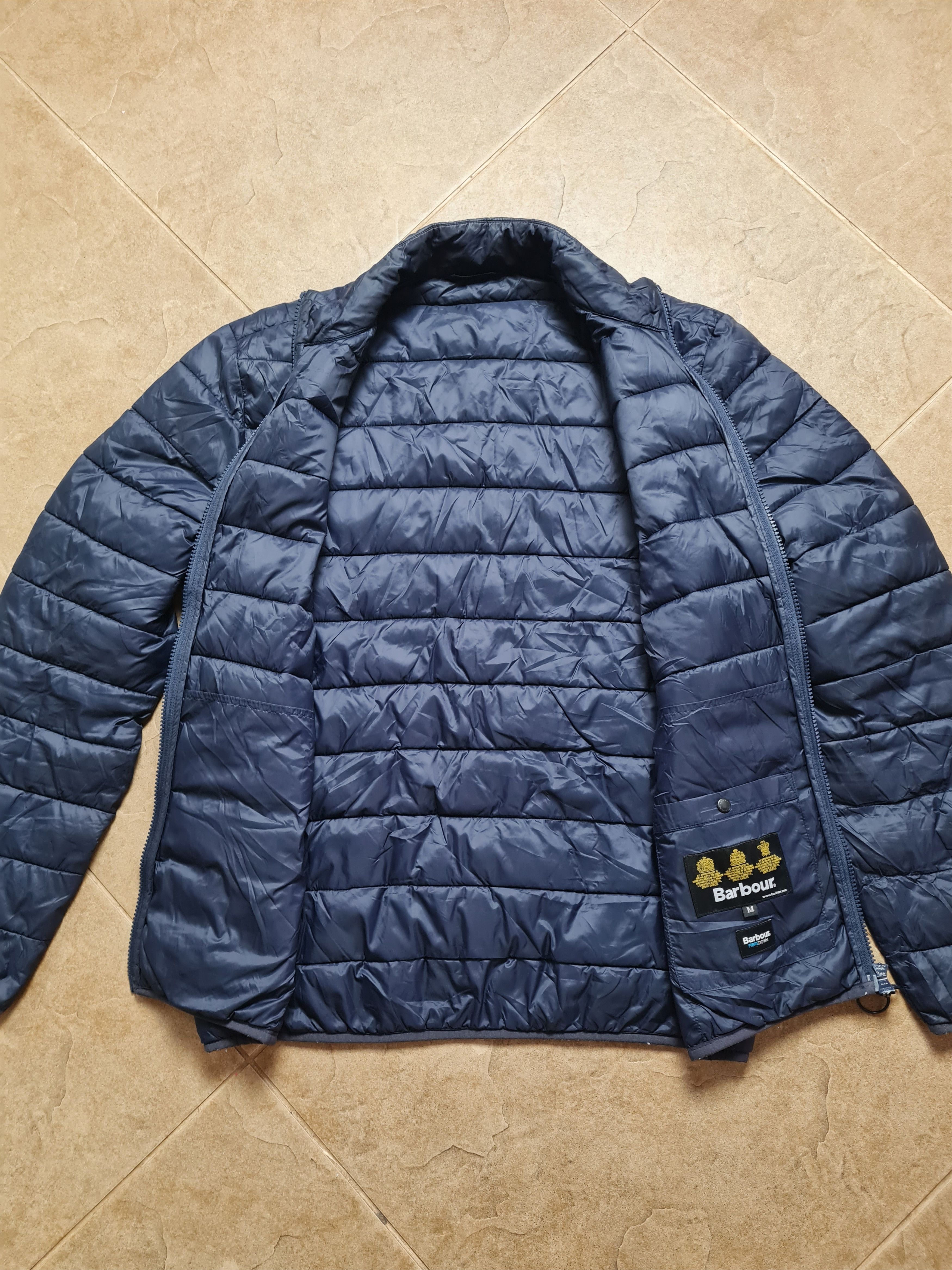 Barbour Jackets Navy Blue Barbour Full Zip Puffer Fibtre down Coat Size US M / EU 48-50 / 2 - 21 Thumbnail