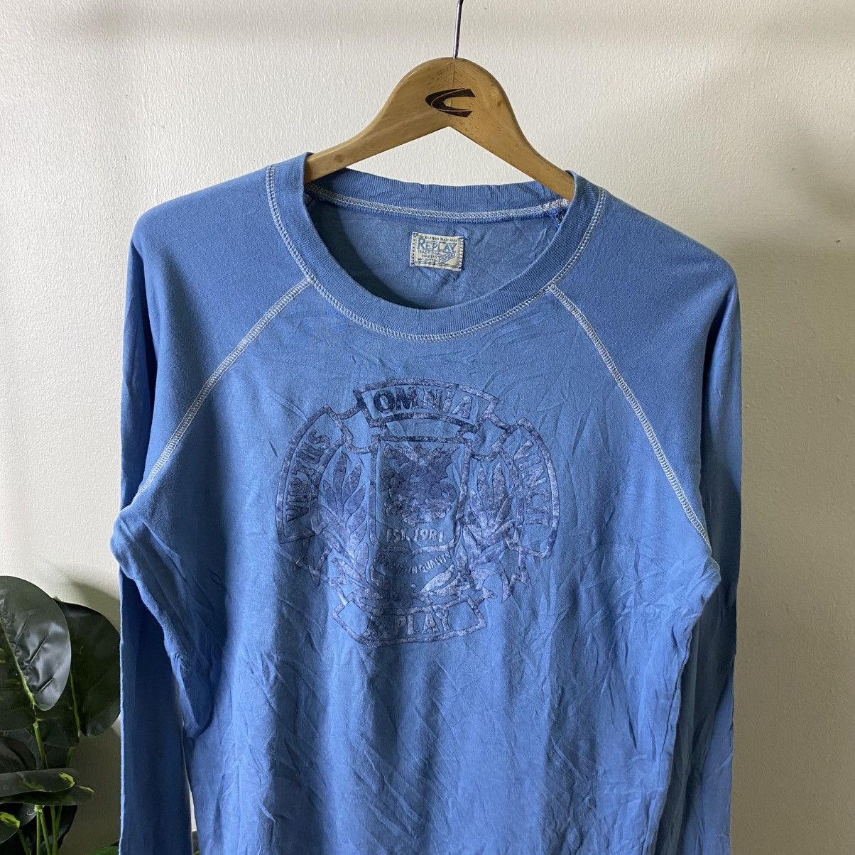 Replay Vintage Y2K Replay LS T Shirt Size US M / EU 48-50 / 2 - 2 Thumbnail