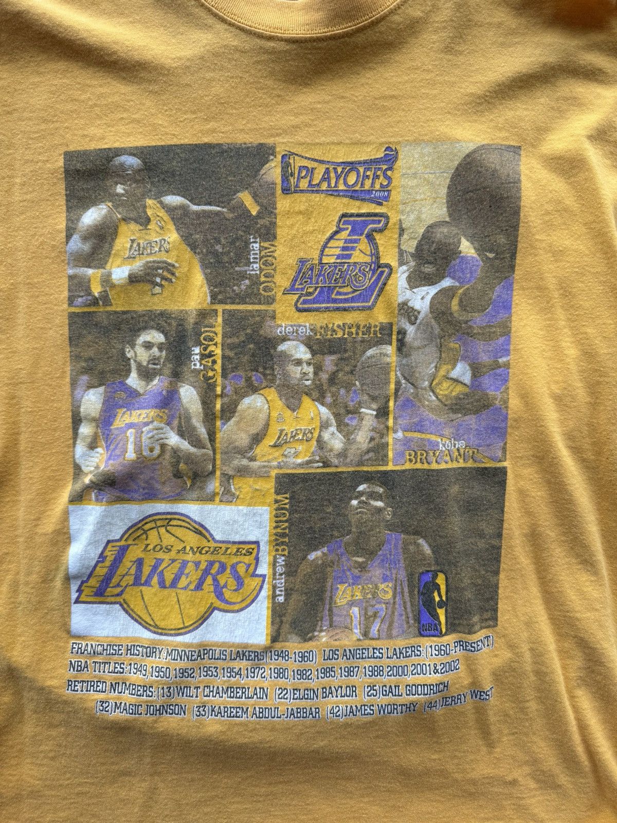 Los Angeles Lakers “Back 4 More” 2008 Playoffs Tee